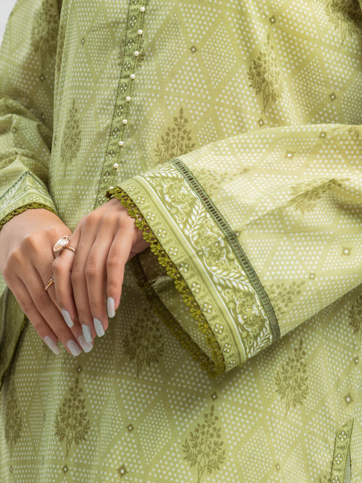 Printed Lawn Suit - EWU24A1-29086-3P - Image 3
