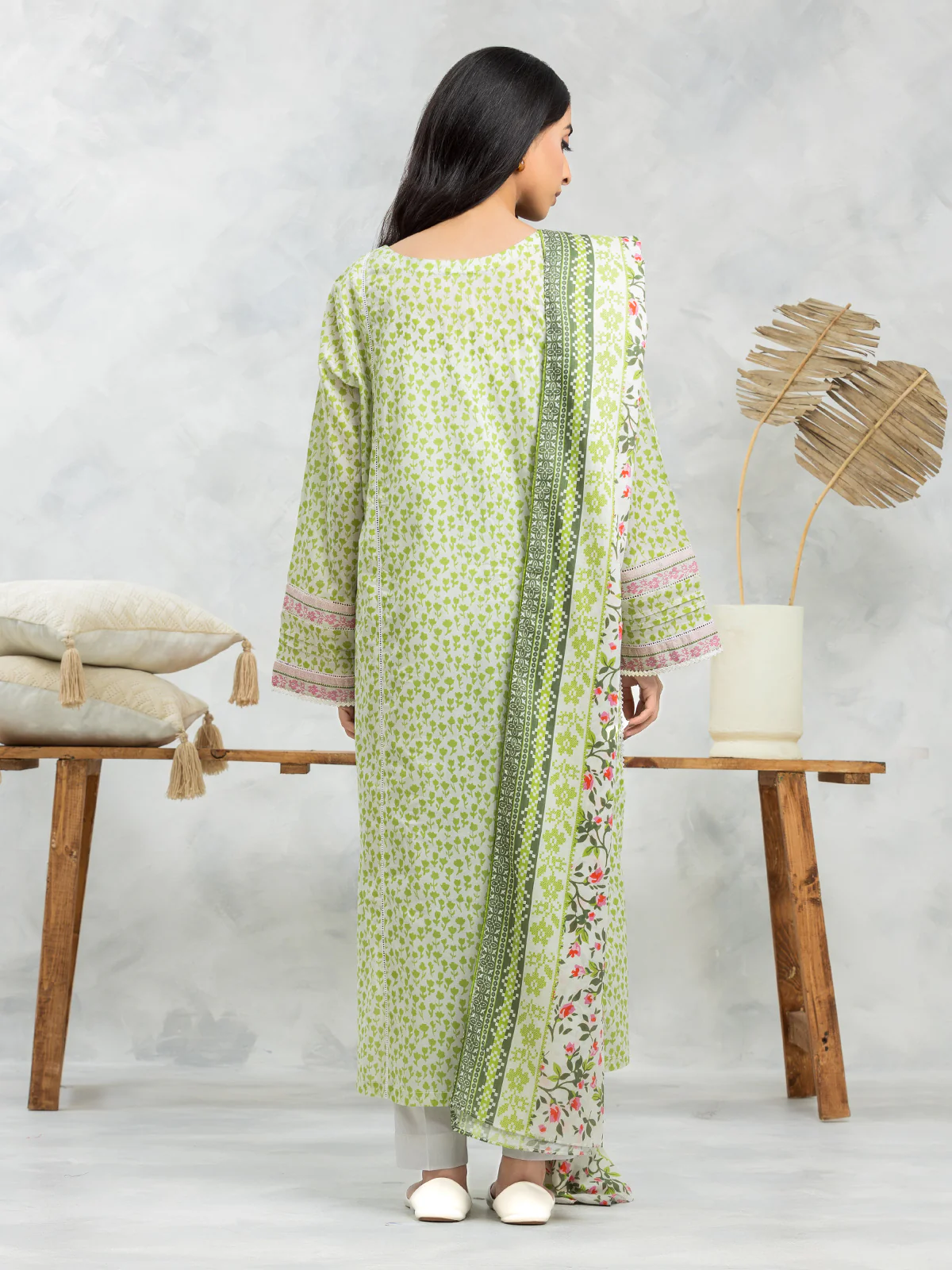 Printed Lawn Suit - EWU24A1-29104-3P - Image 6