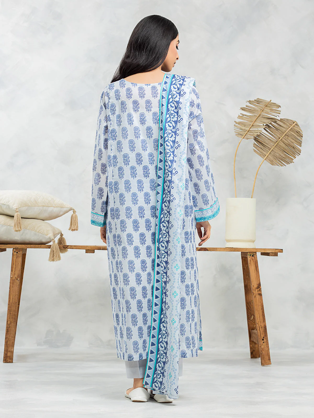 Printed Lawn Suit - EWU24A1-29113-3P - Image 6