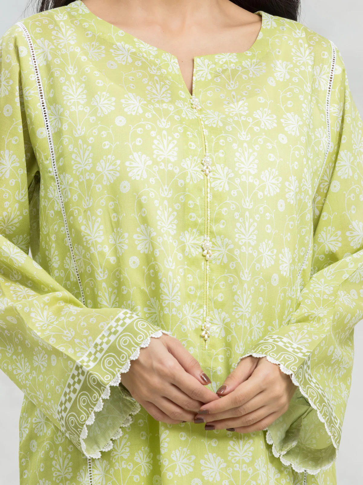Printed Lawn Suit - EWU24A1-29116-3P - Image 3