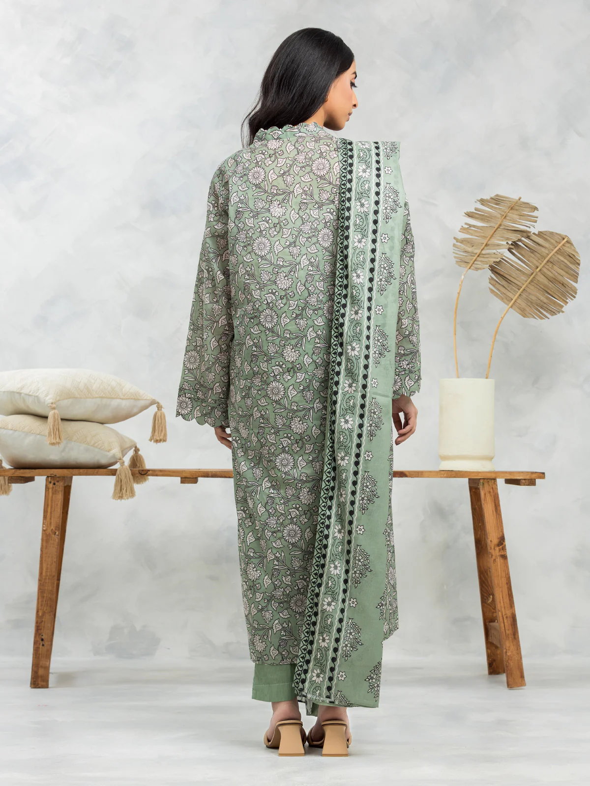 Printed Lawn Suit - EWU24A1-29137-3P - Image 6