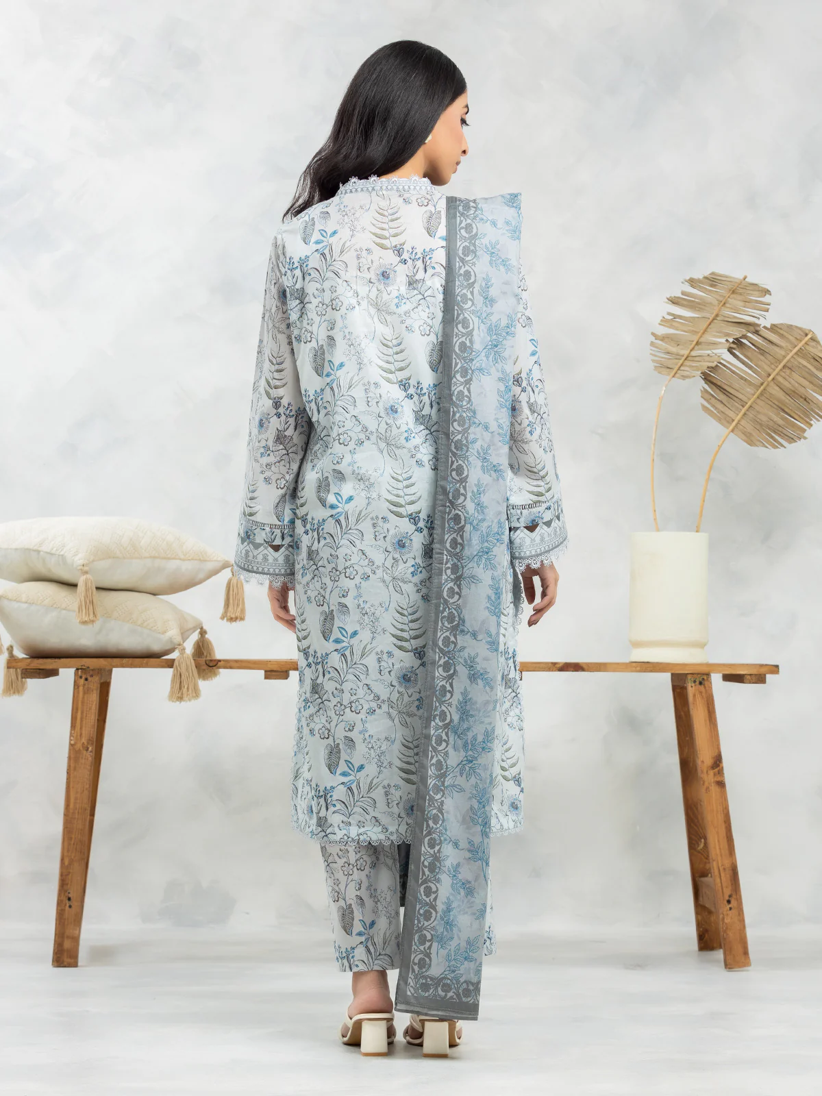 Printed Lawn Suit - EWU24A1-29153-3P - Image 2