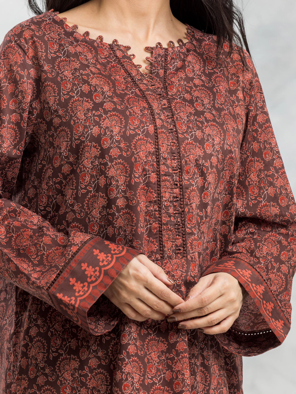 Printed Lawn Suit - EWU24A1-29173-3P - Image 2