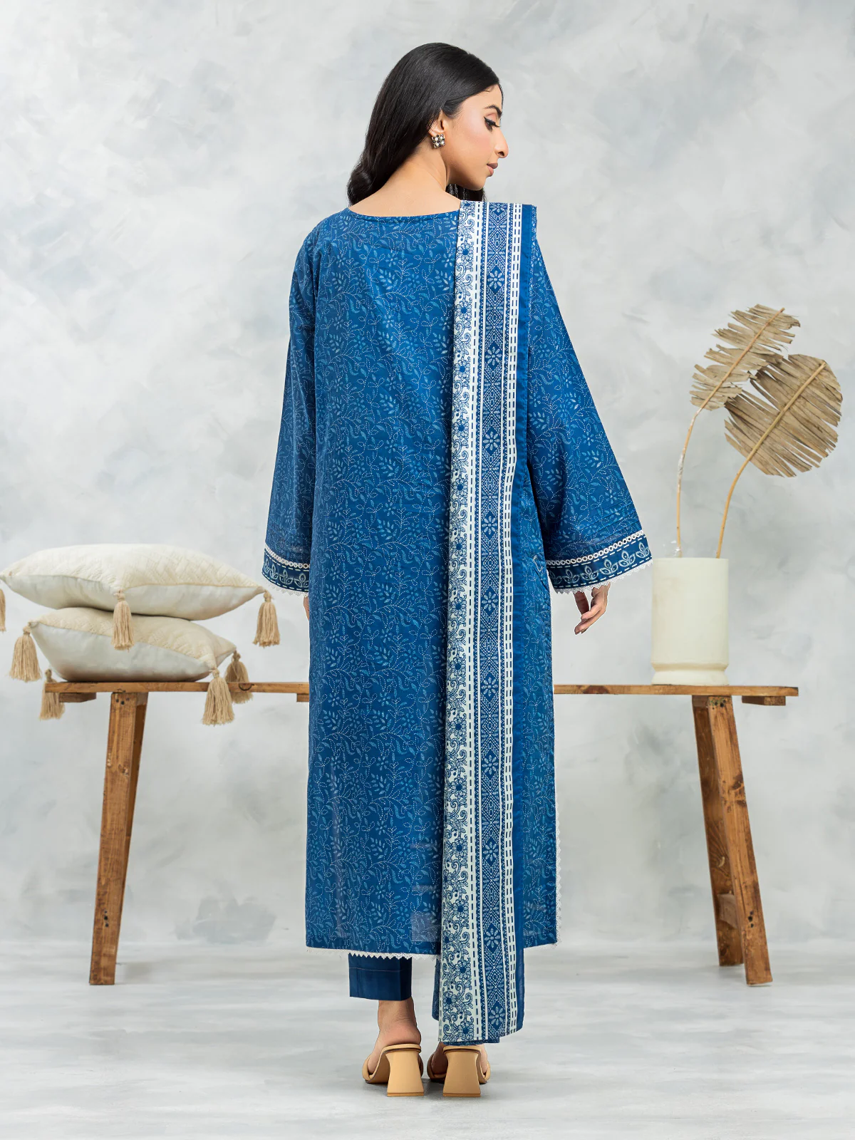 Printed Lawn Suit - EWU24A1-29177-3P - Image 2