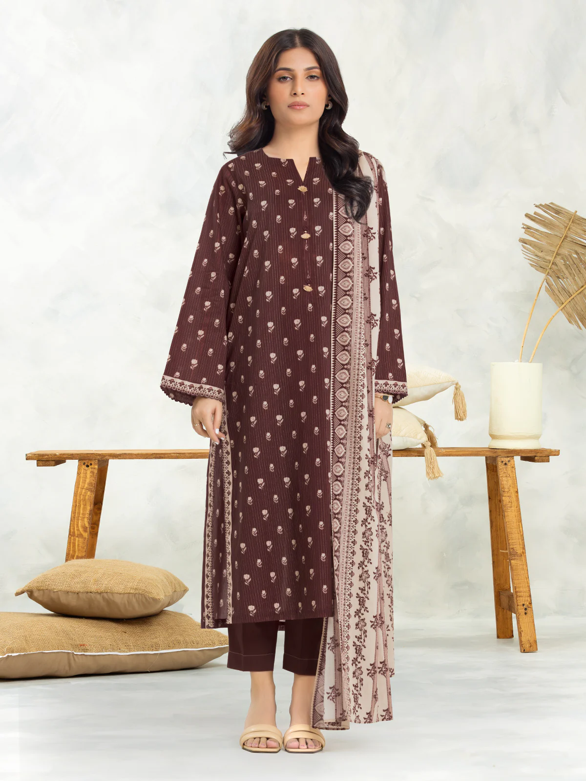 Printed Lawn Suit - EWU24A1-29188-3P
