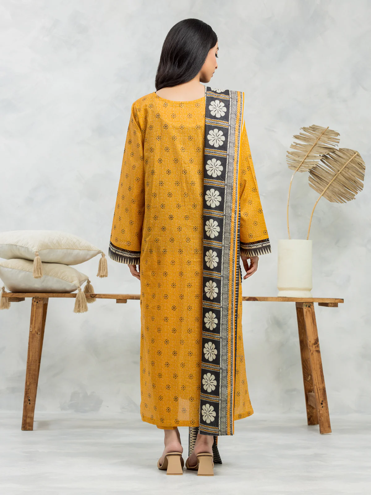 Printed Lawn Suit - EWU24A1-29469-3P - Image 4