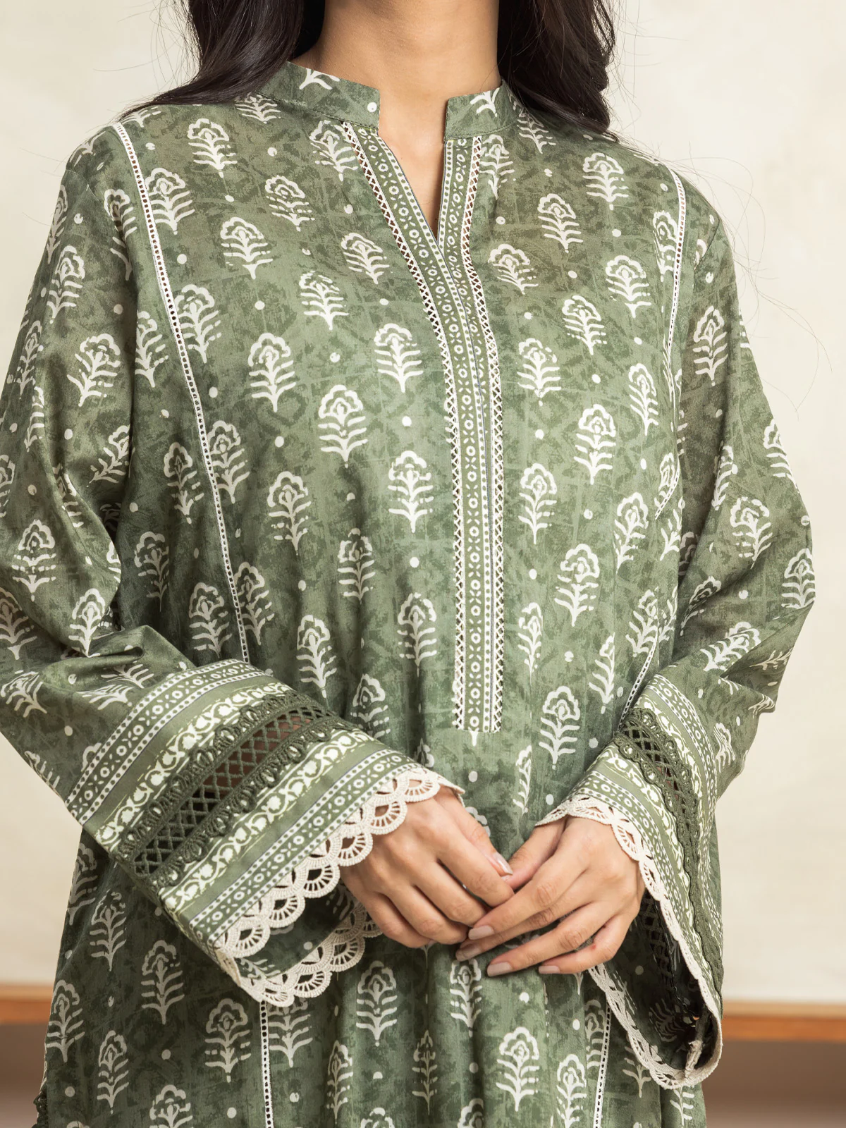 Printed Lawn Suit - EWU24A1-29477-3P - Image 3