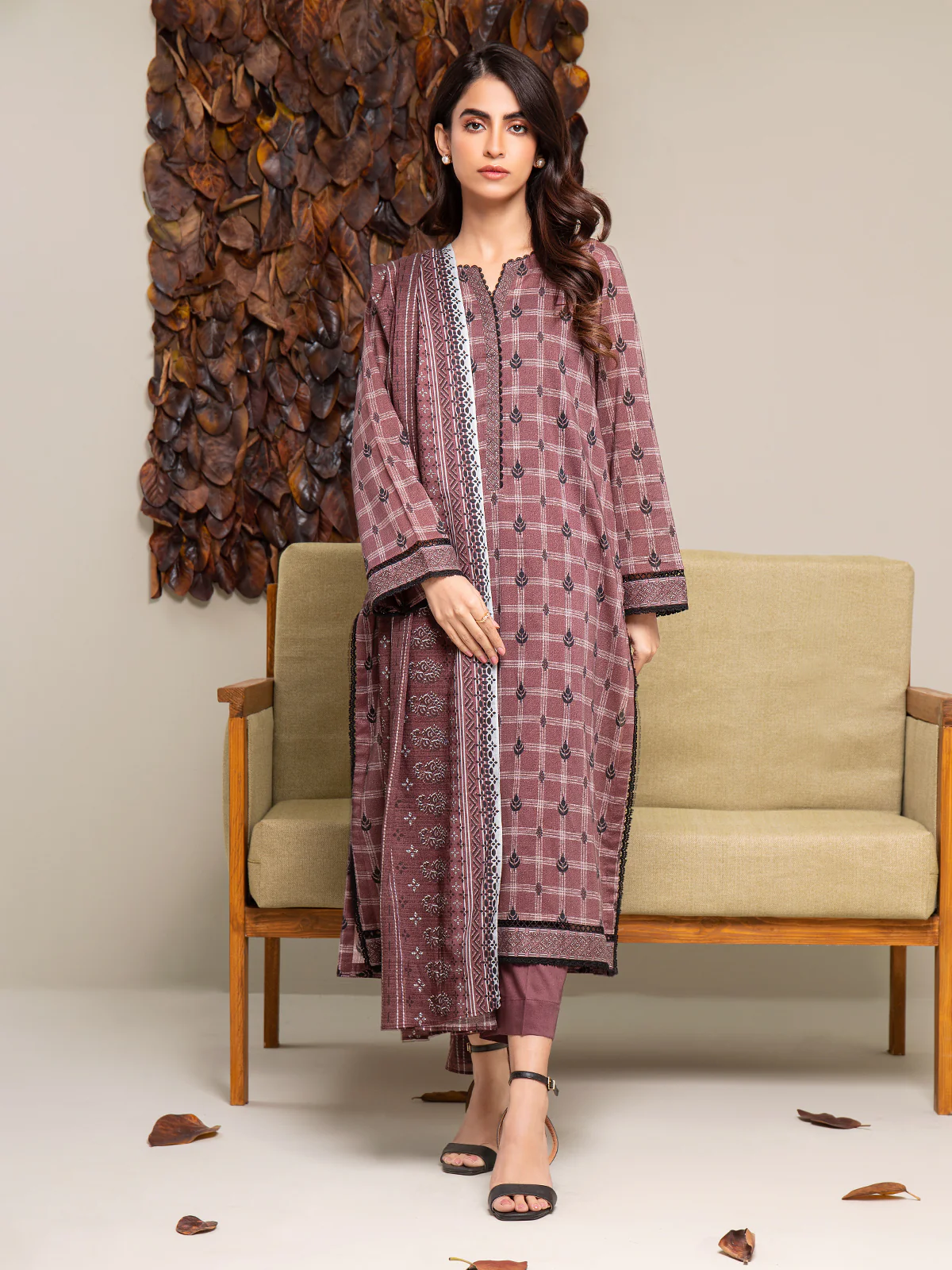 Printed Cambric Suit - EWU24A2-27289-3P
