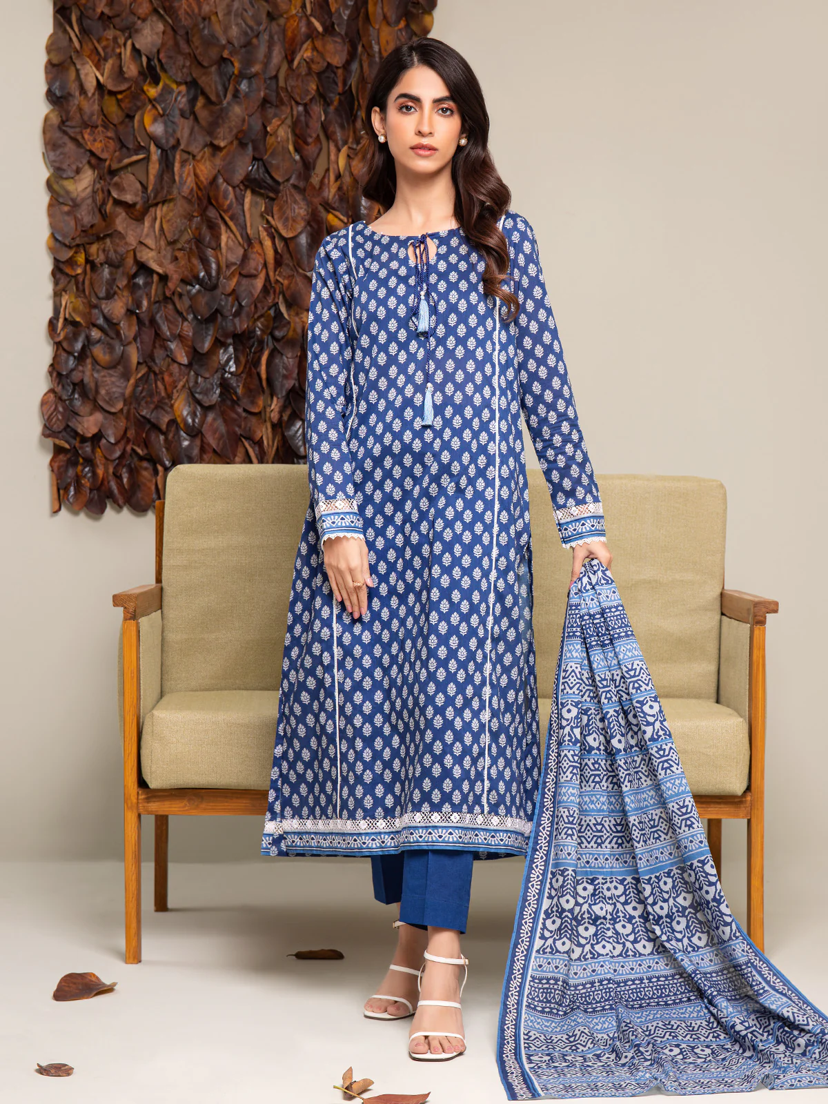 Printed Cambric Suit - EWU24A2-27290-3P