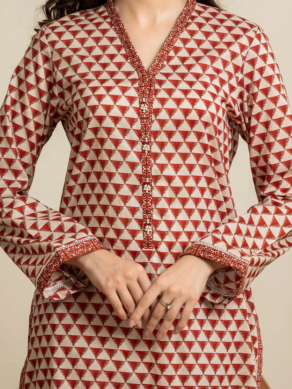Printed Cambric Suit - EWU24A2-29035-3P - Image 2