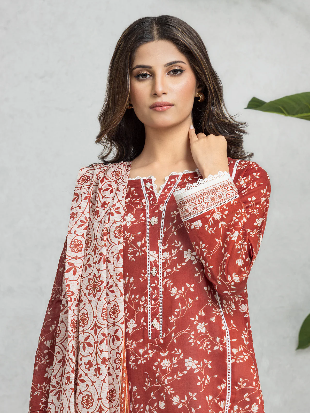 Printed Viscose Suit - EWU24A4-28581-3P - Image 2