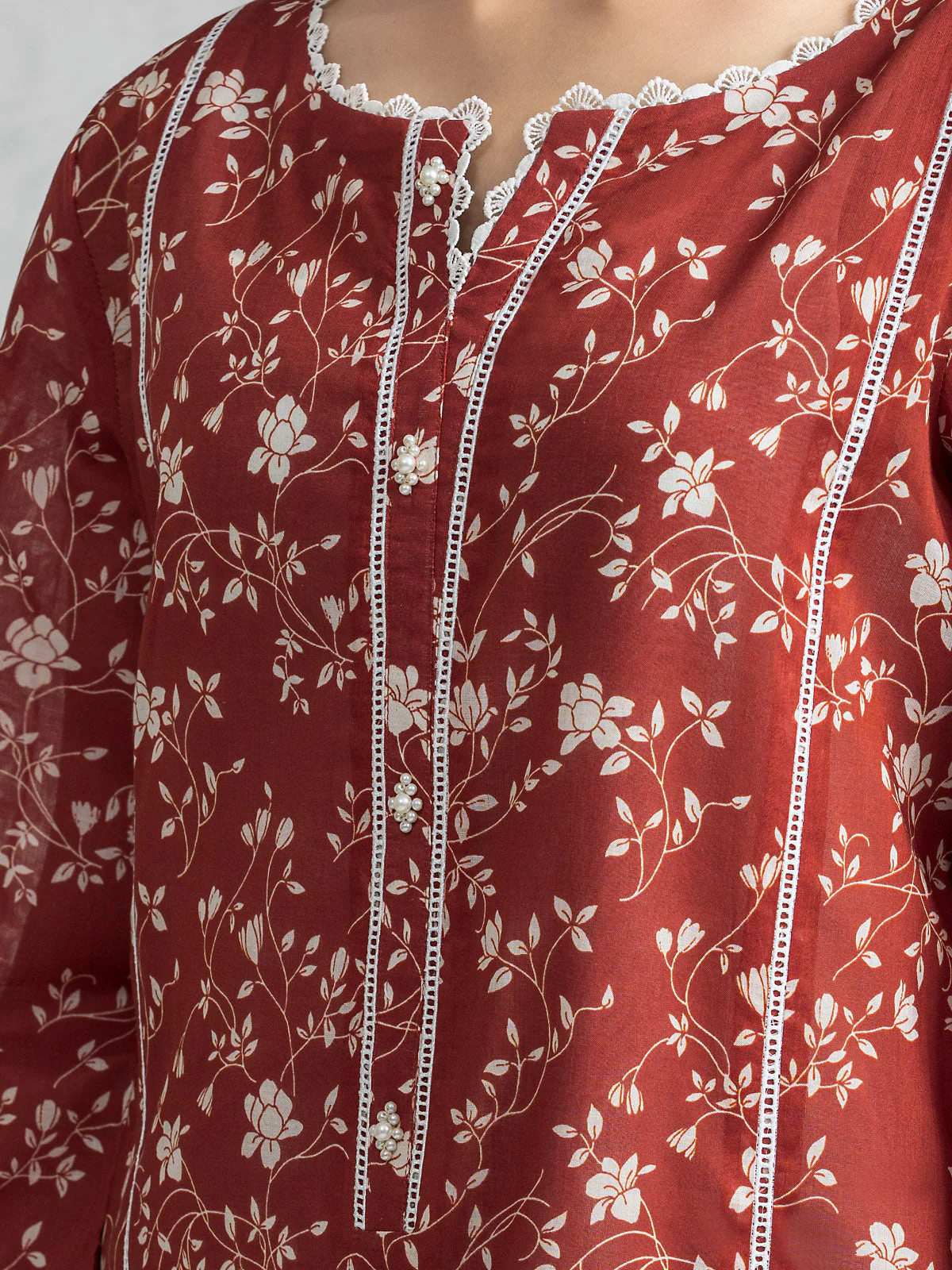 Printed Viscose Suit - EWU24A4-28581-3P - Image 3