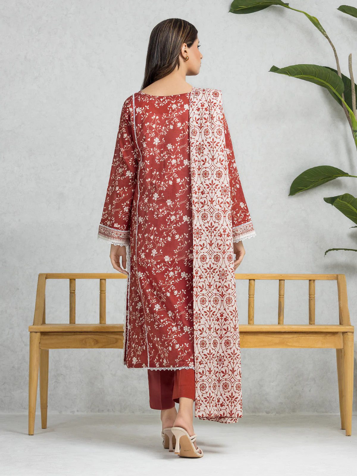 Printed Viscose Suit - EWU24A4-28581-3P - Image 6