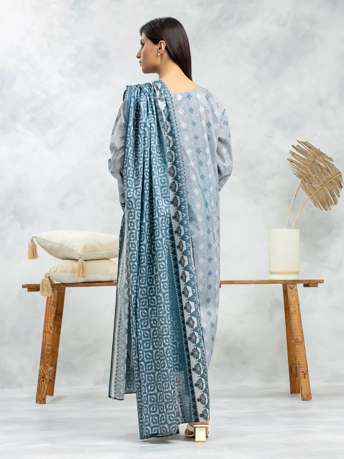 Printed Viscose Suit - EWU24A4-29124-3P - Image 4