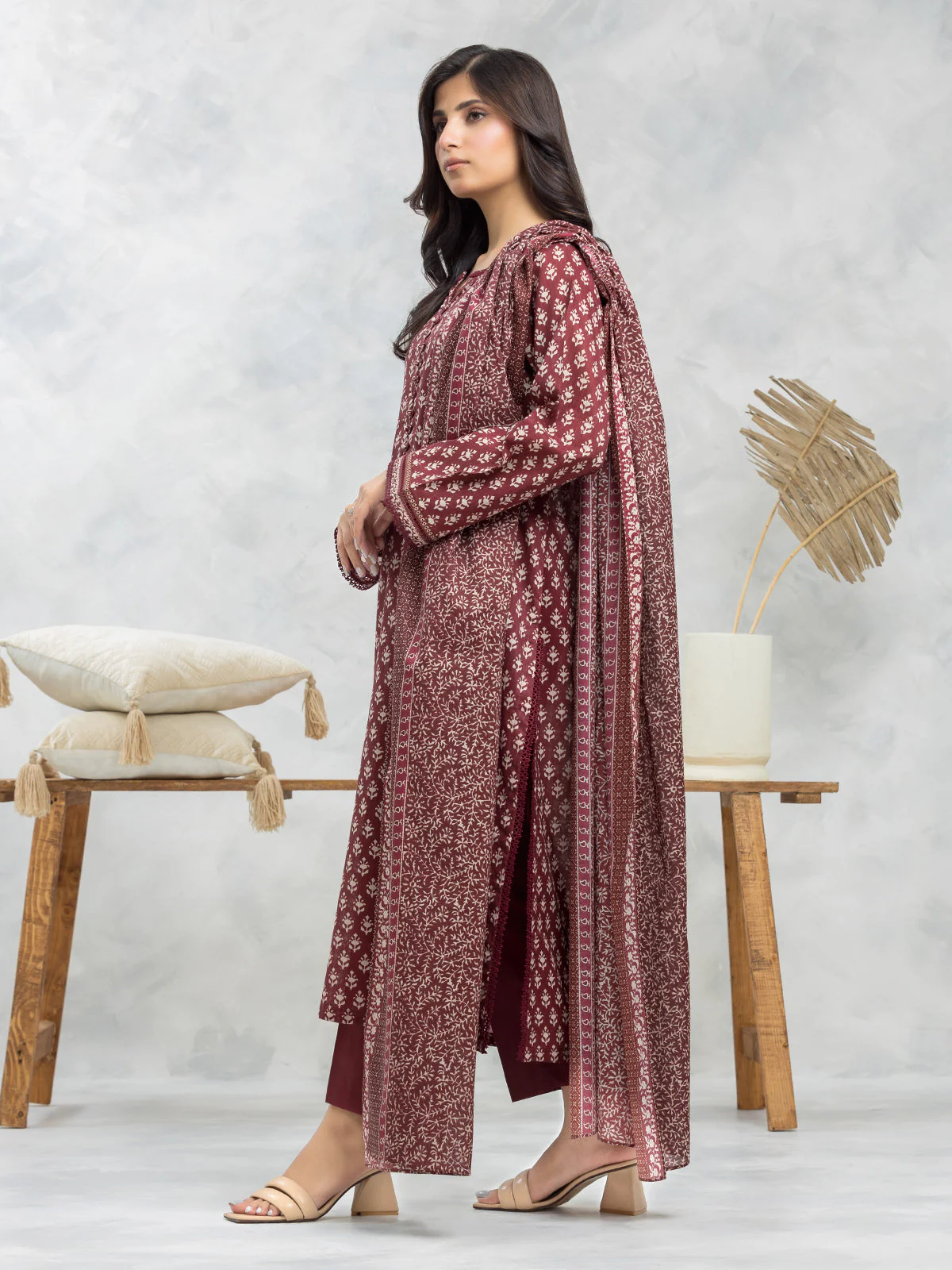 Printed Viscose Suit - EWU24A4-29168-3P - Image 5