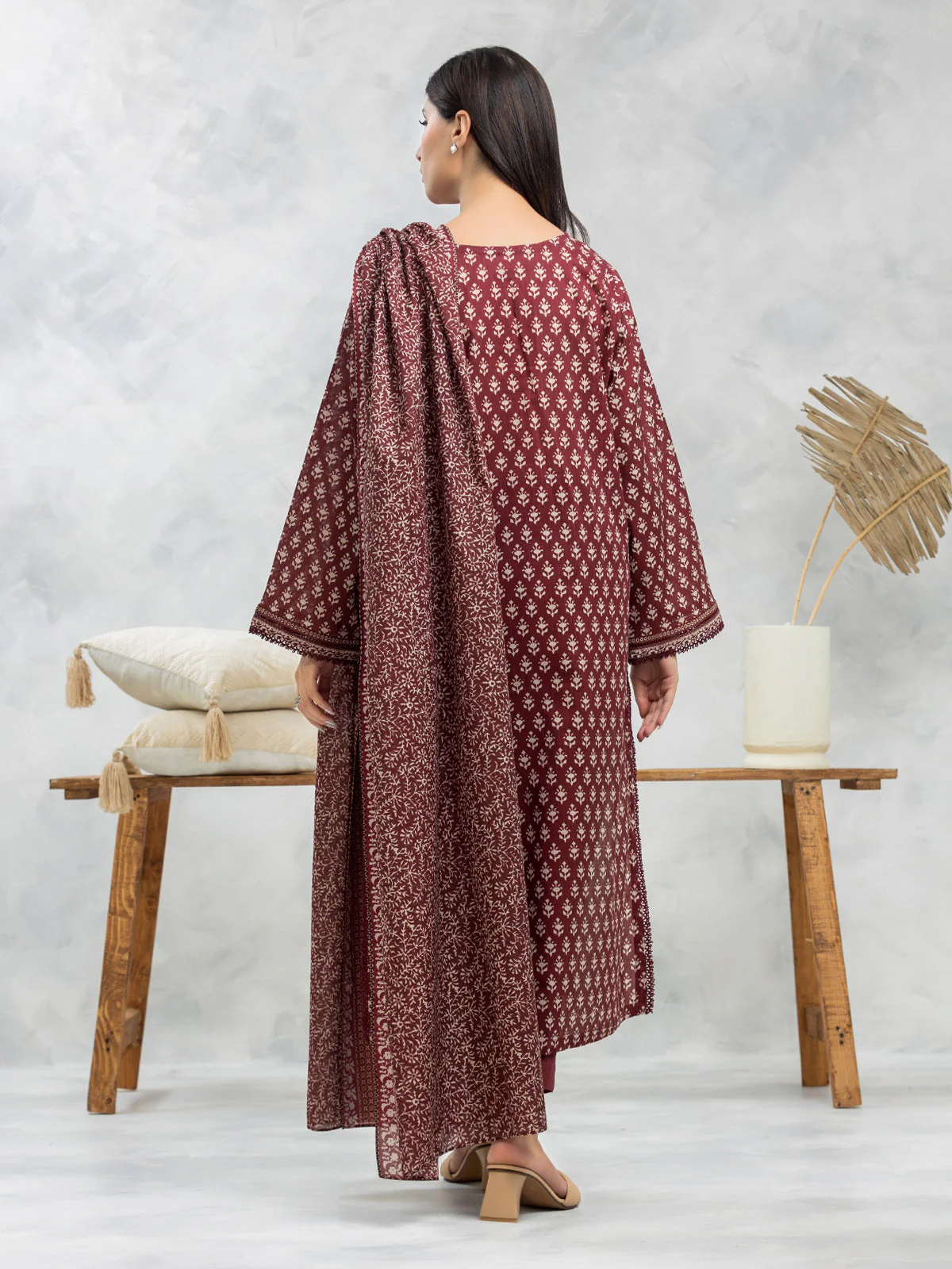 Printed Viscose Suit - EWU24A4-29168-3P - Image 6