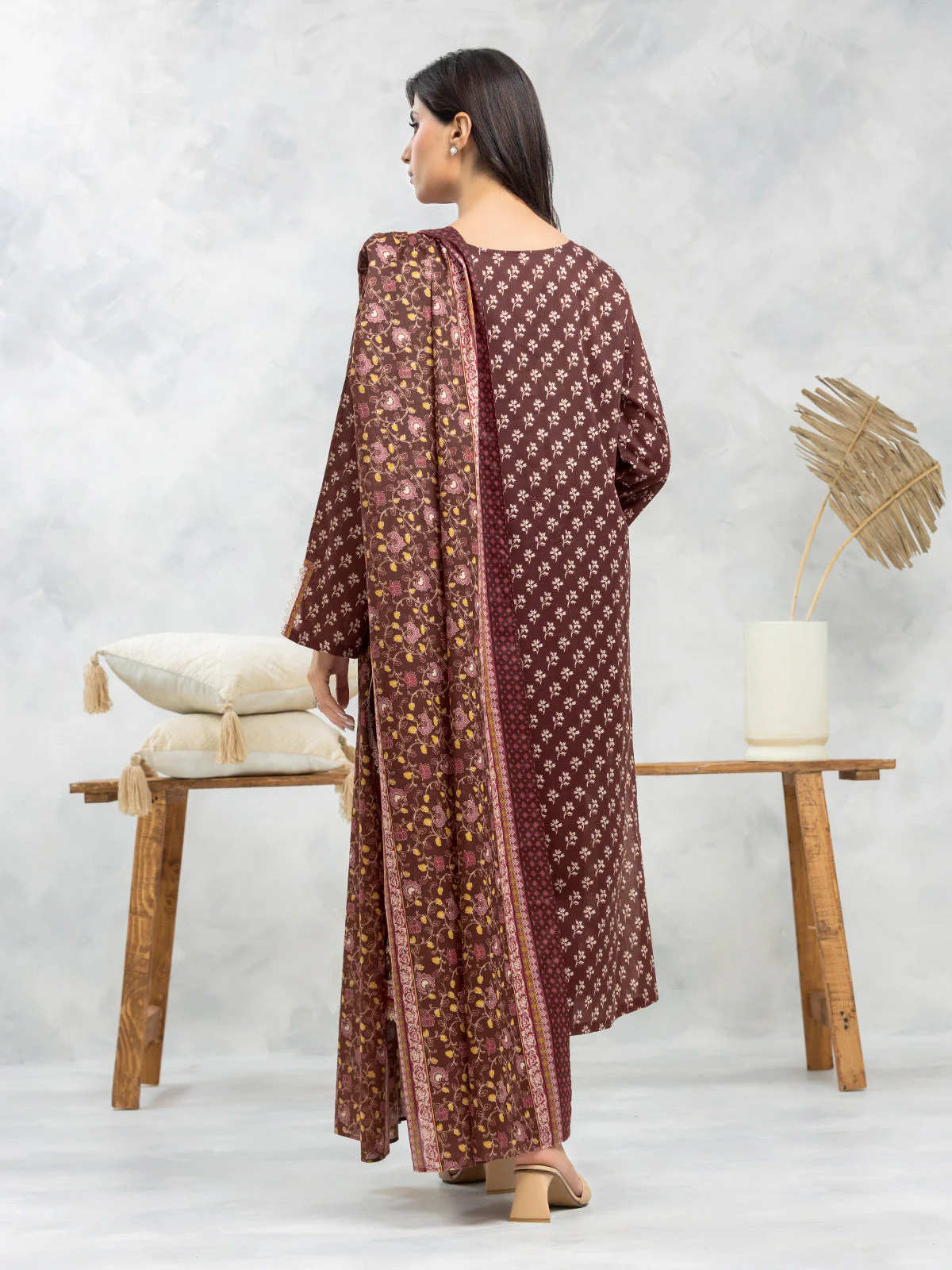 Printed Viscose Suit - EWU24A4-29189-3P - Image 5