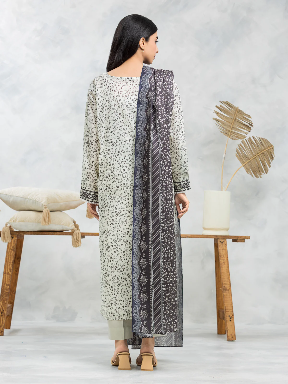 Printed Viscose Suit - EWU24A4-29192-3P - Image 4