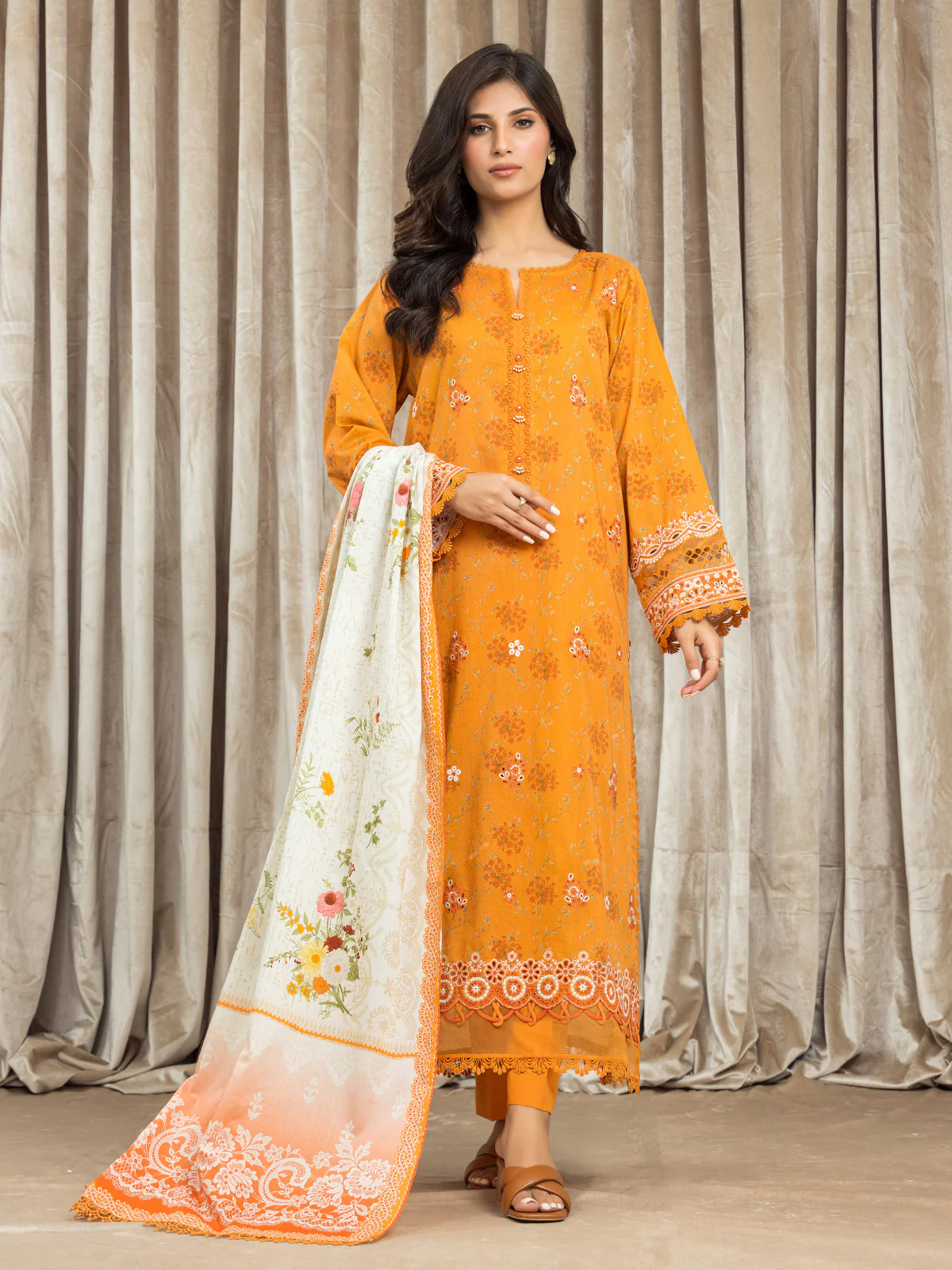 Embroidered Lawn Suit - EWU24V1-30036-3P