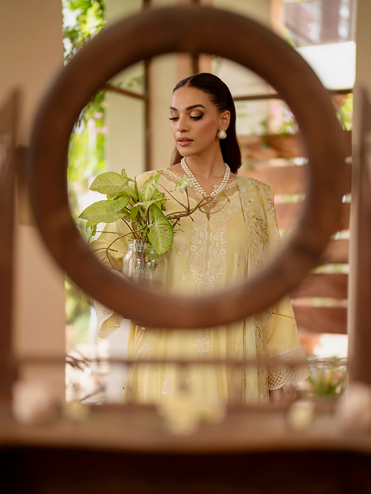 Embroidered Cambric Suit - EWU24V2-30055-3P - Image 7