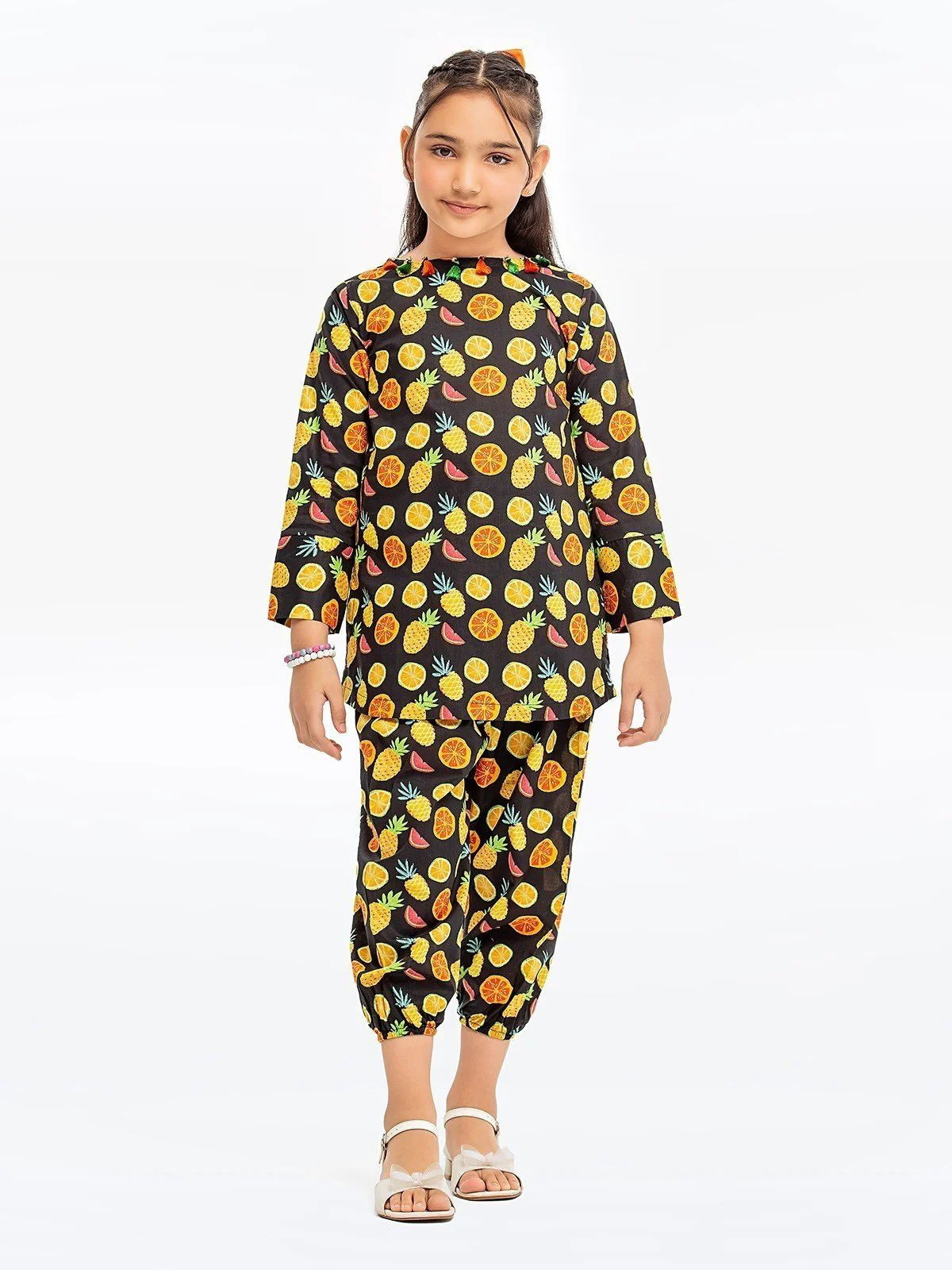 Printed Cambric Shirt Trouser - EGTKP23-70422ST