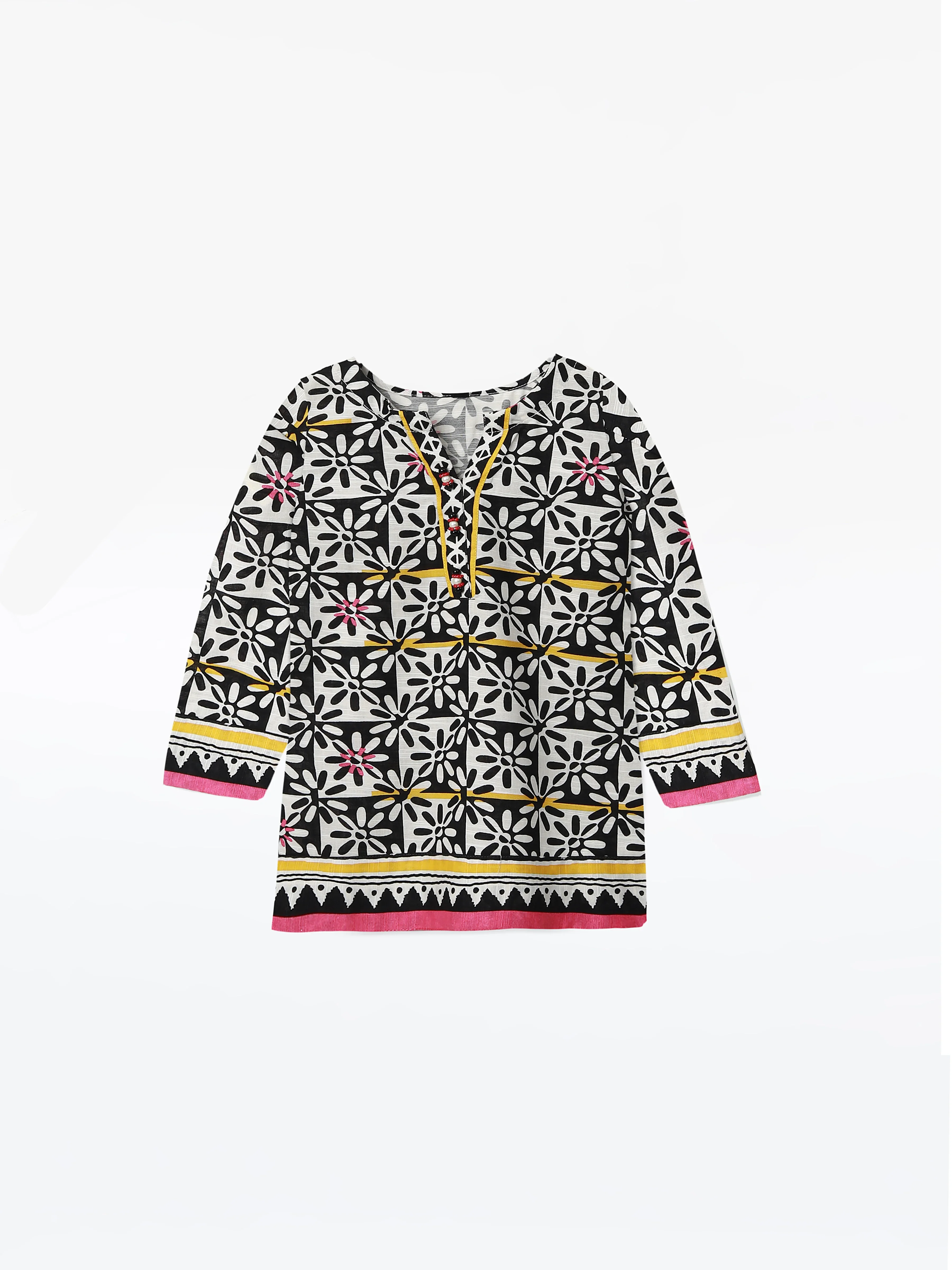 Printed Khaddar Shirt - EGTKP22-70573