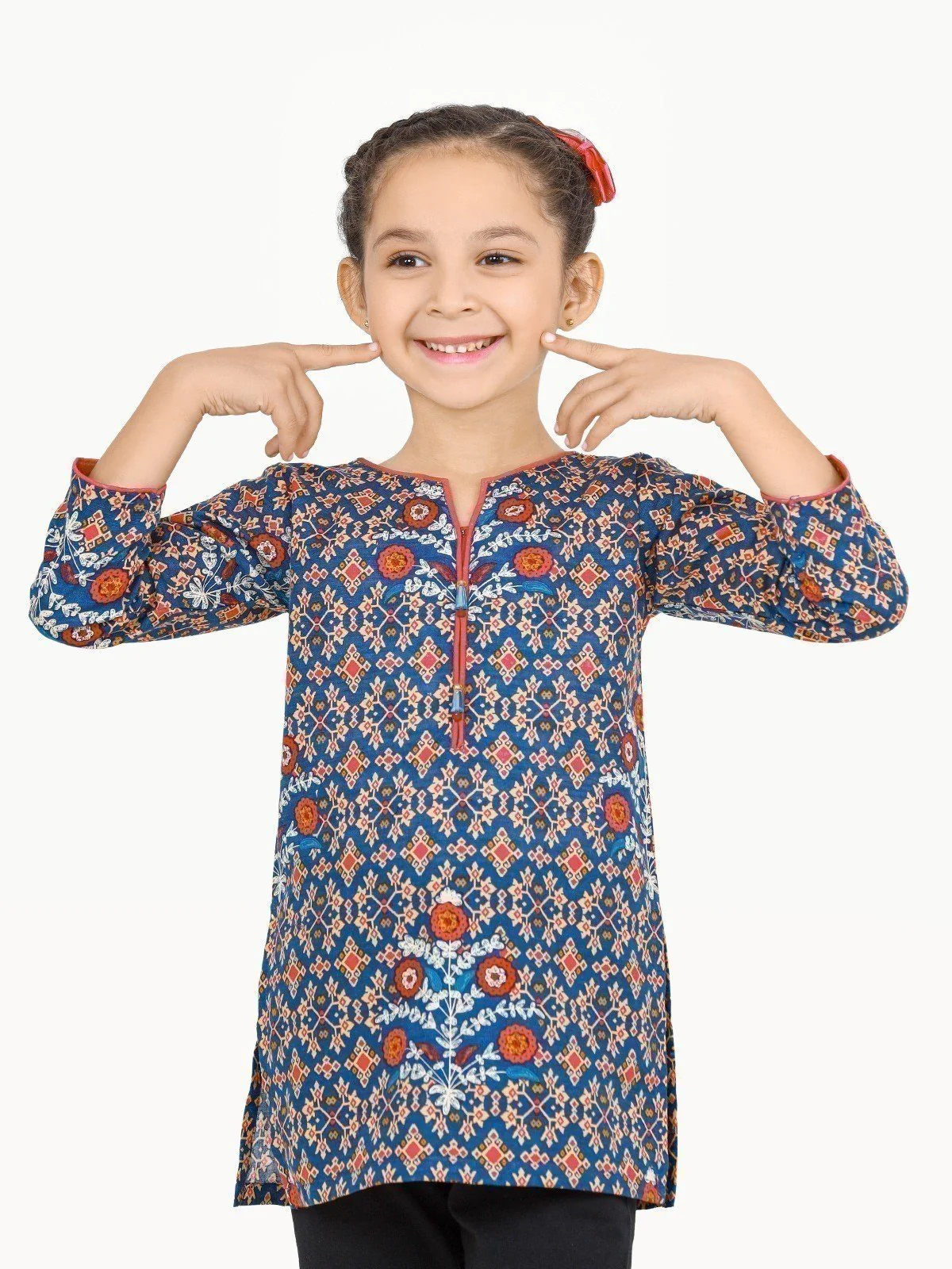 Printed Khaddar Shirt - EGTKP22-70512 - Image 2