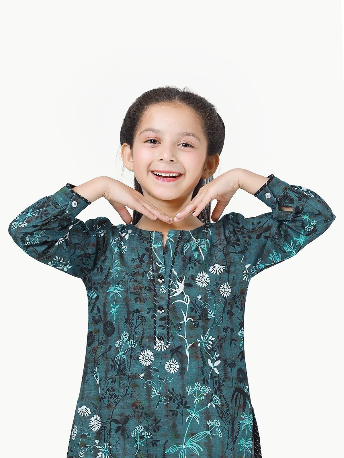 Printed Khaddar Shirt - EGTKP22-70568 - Image 2