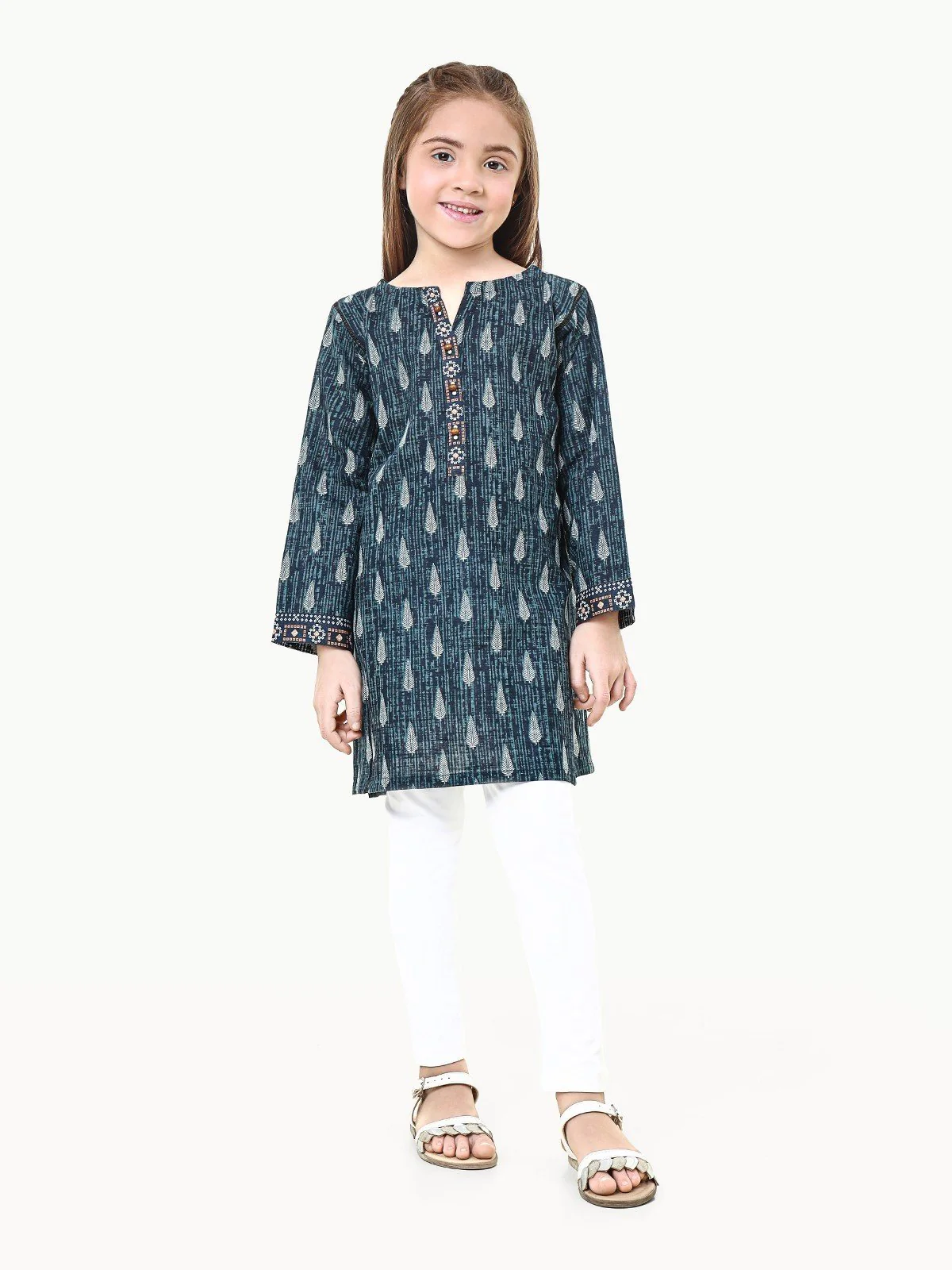 Printed Khaddar Shirt - EGTKP22-70569