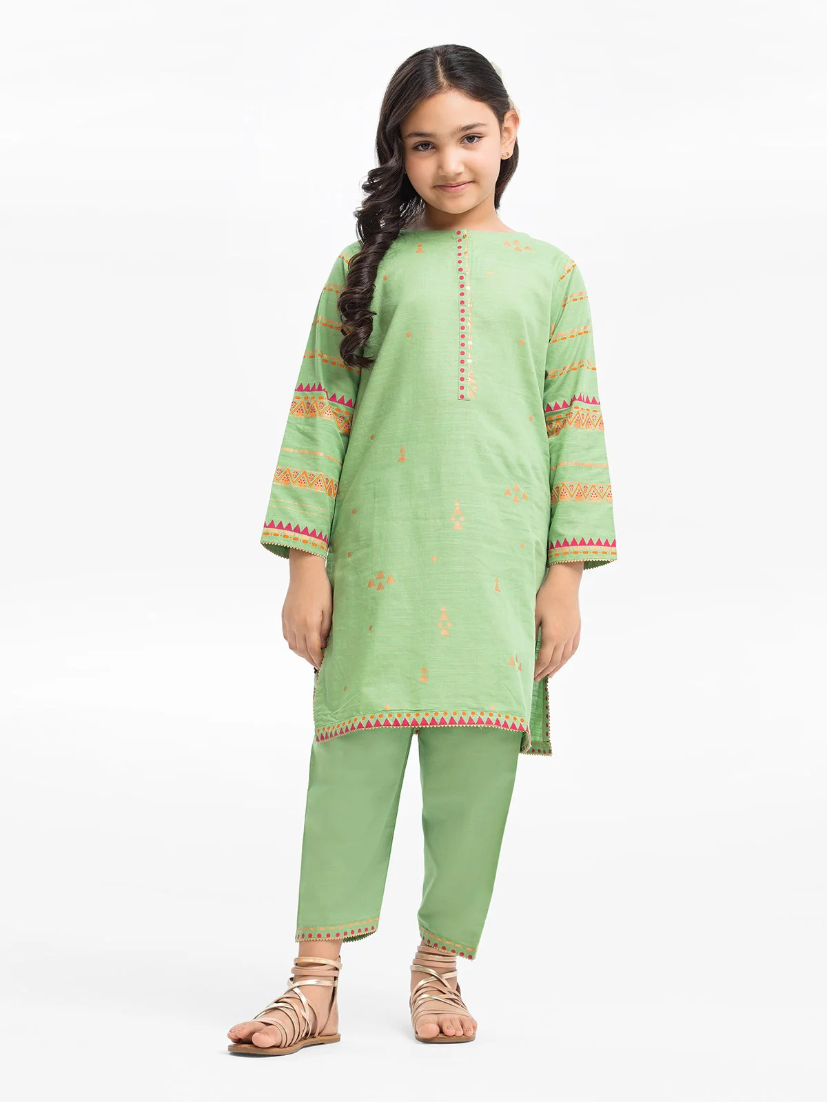 Printed Khaddar Shirt Trouser - EGTKP23-70701ST