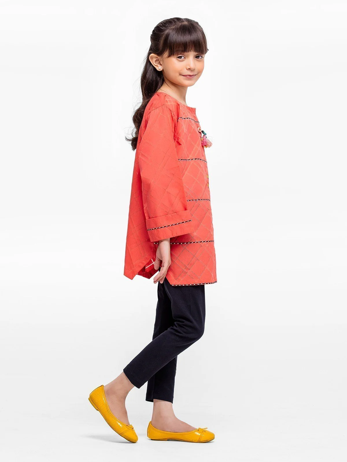 Embroidered Lawn Shirt - EGTKE23-70596S - Image 3