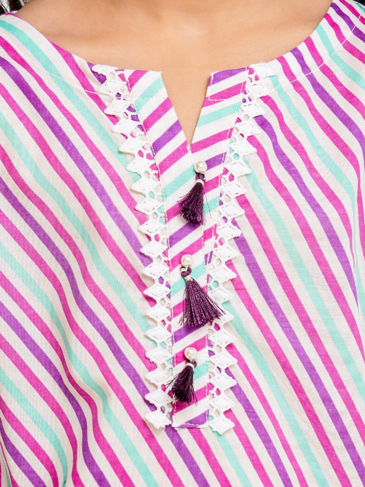 Printed Lawn Shirt - EGTKP23-70676S - Image 4