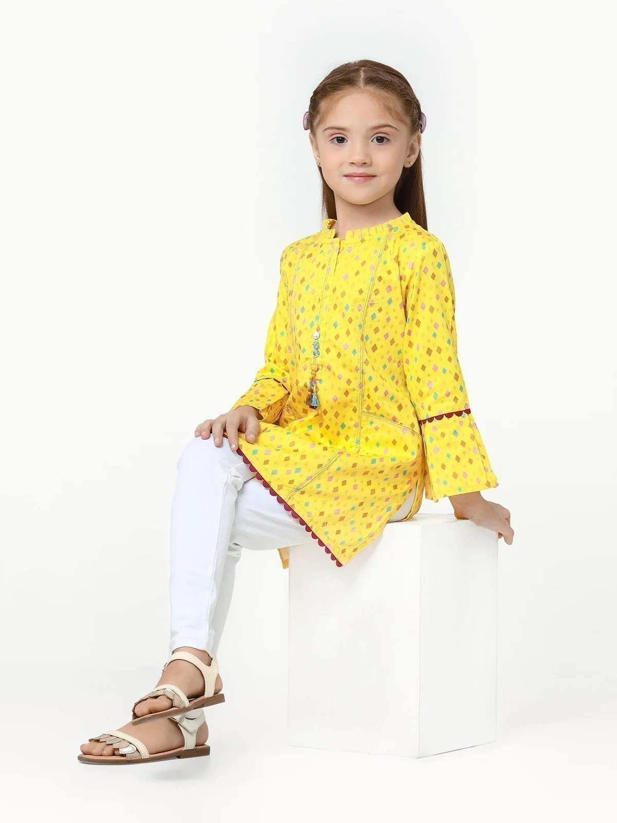 Printed Lawn Shirt - EGTKP22-70489 - Image 3