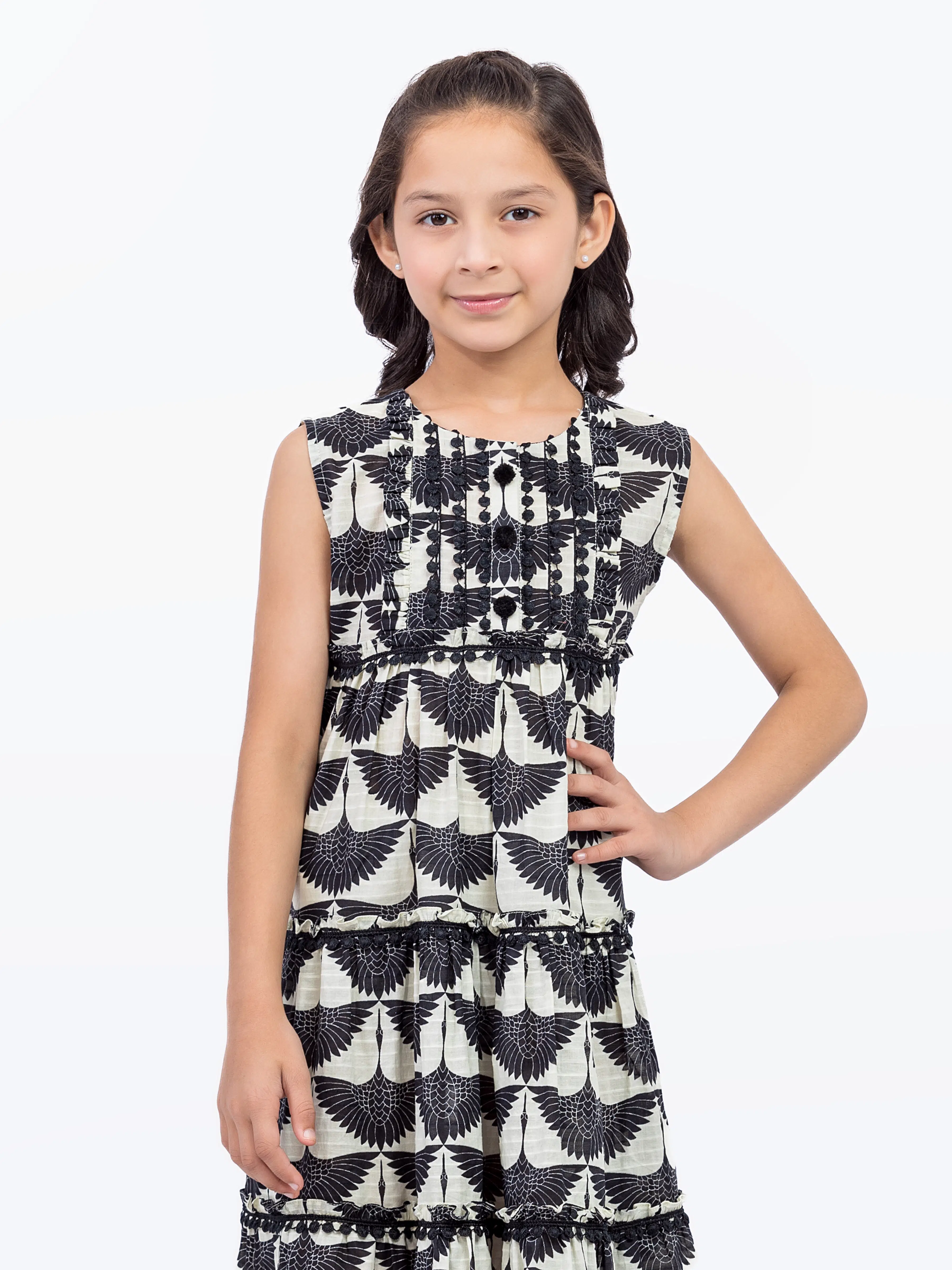 Printed Lawn Shirt - EGTKP5-71008S - Image 2