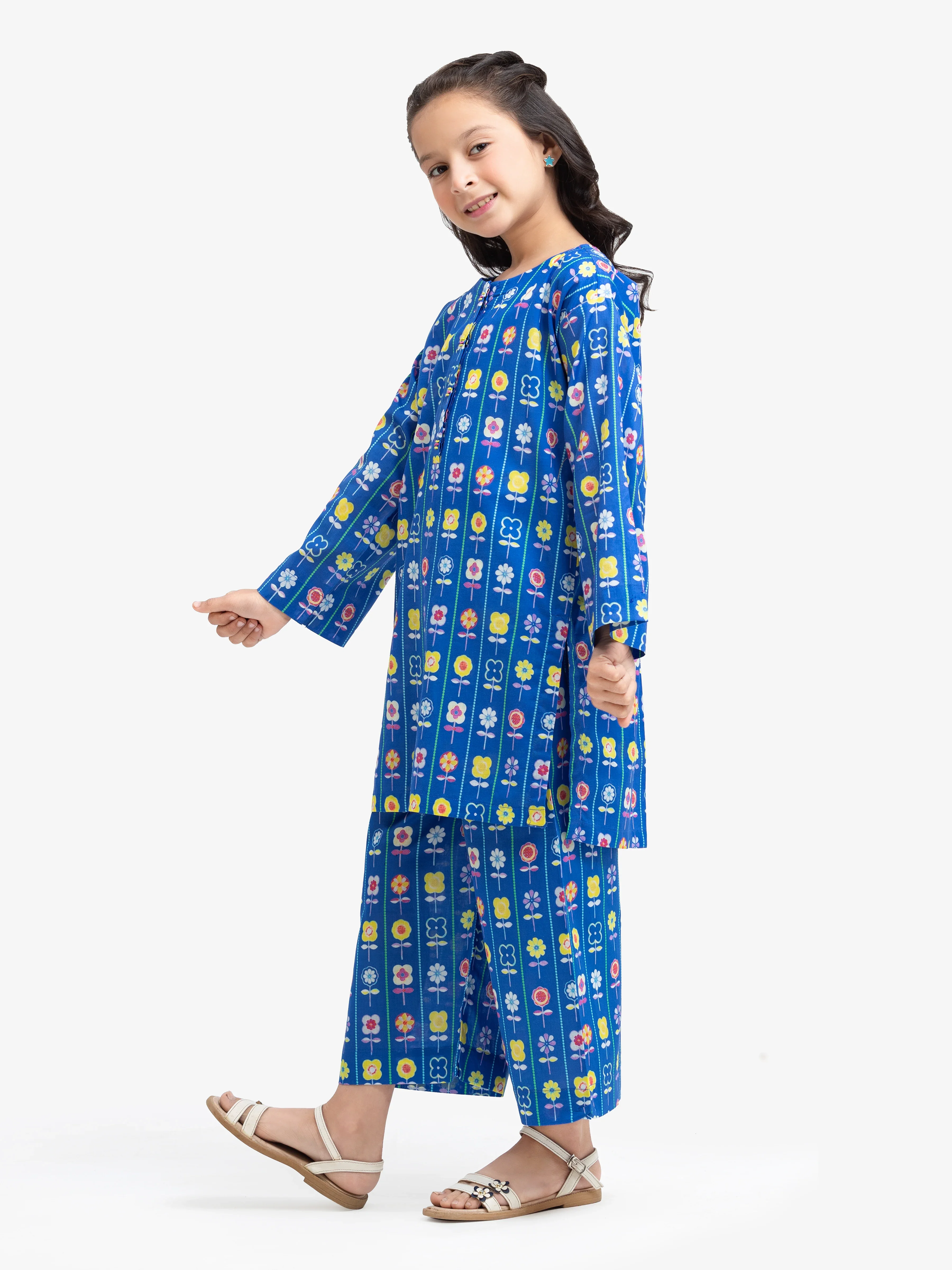 Printed Lawn Co-Ord Set - EGTKP24-70946ST - Image 4