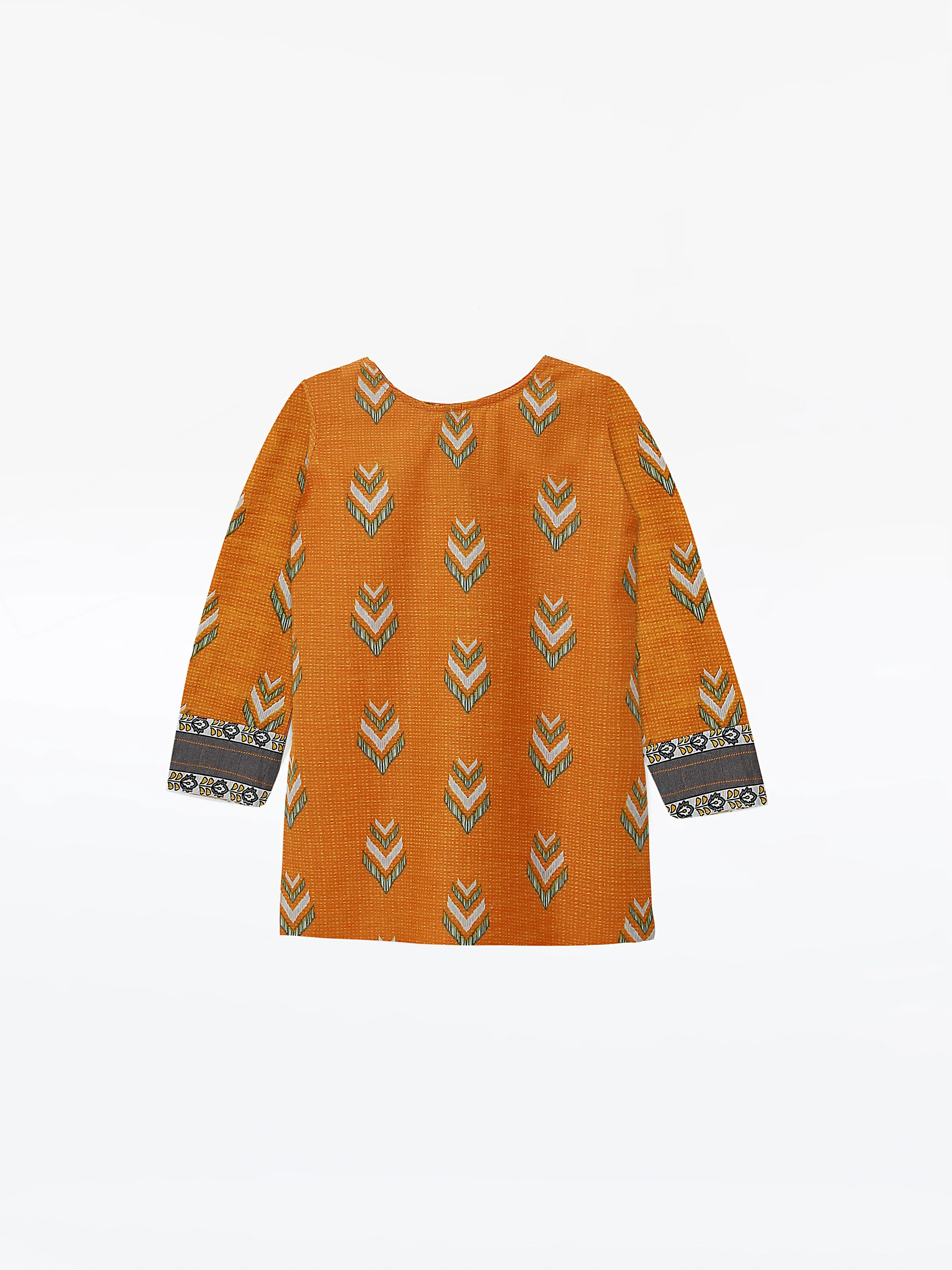 Printed Khaddar Shirt - EGTKP23-70609 - Image 2