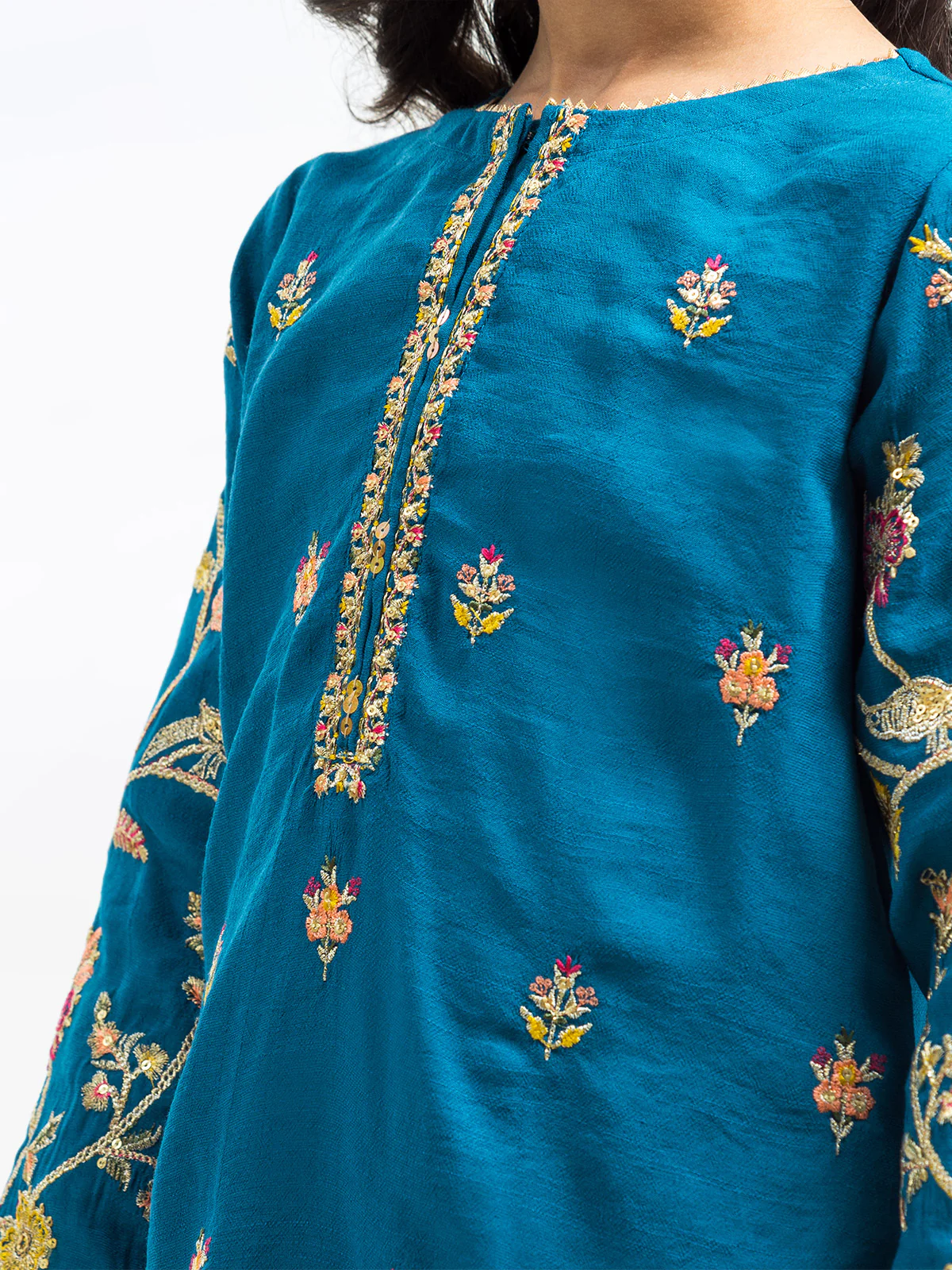 Raw Silk Shirt Trouser - EGTP24-22227ST - Image 3