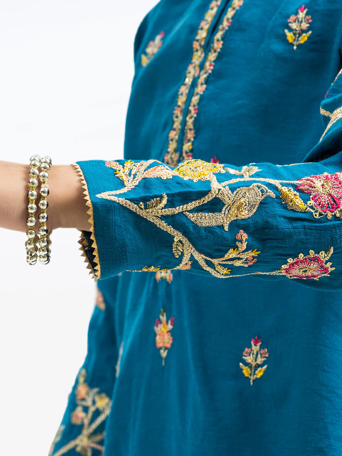 Raw Silk Shirt Trouser - EGTP24-22227ST - Image 4