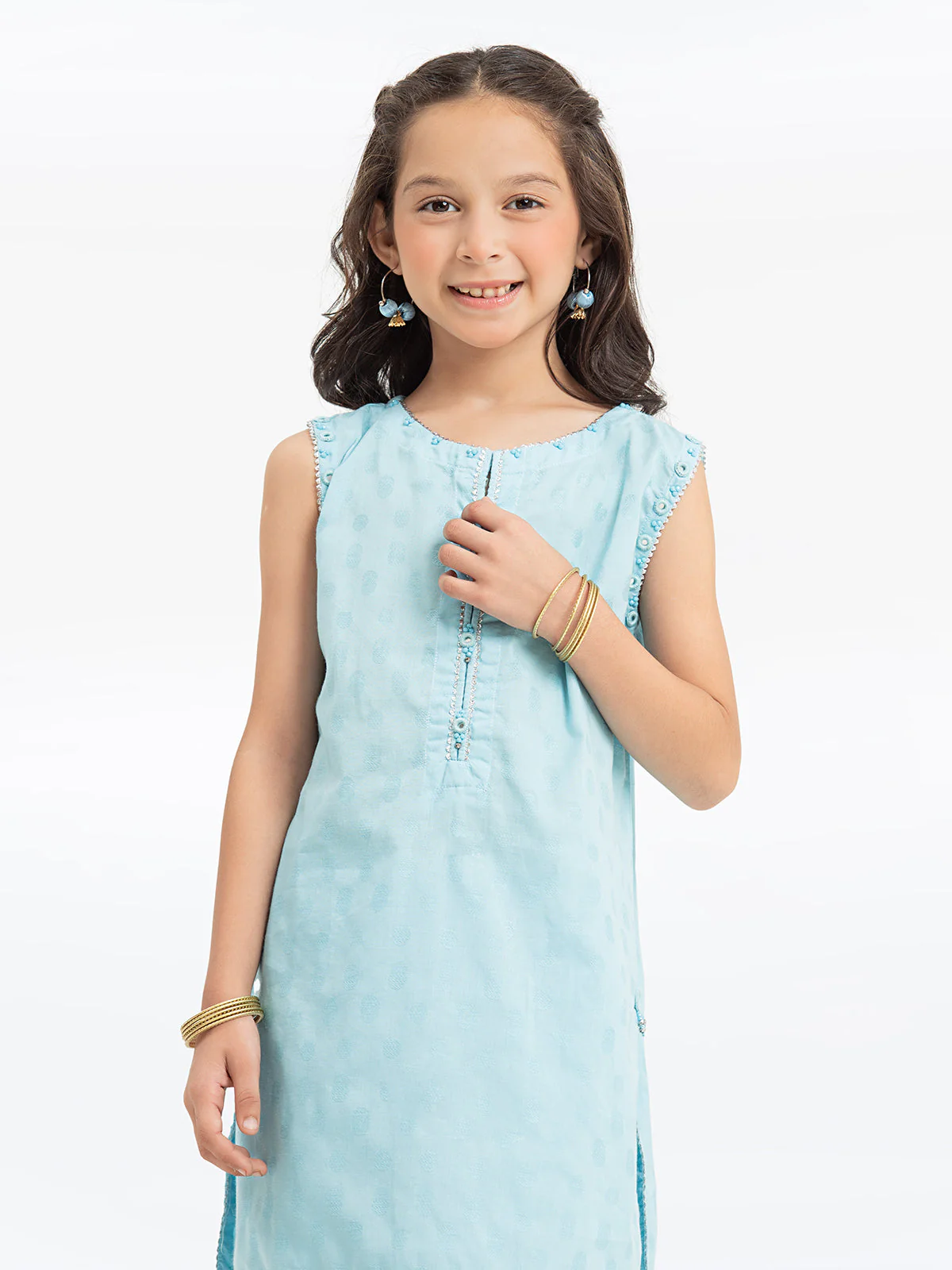 Solid Dobby Shirt Trouser - EGTKS24-70750ST - Image 2