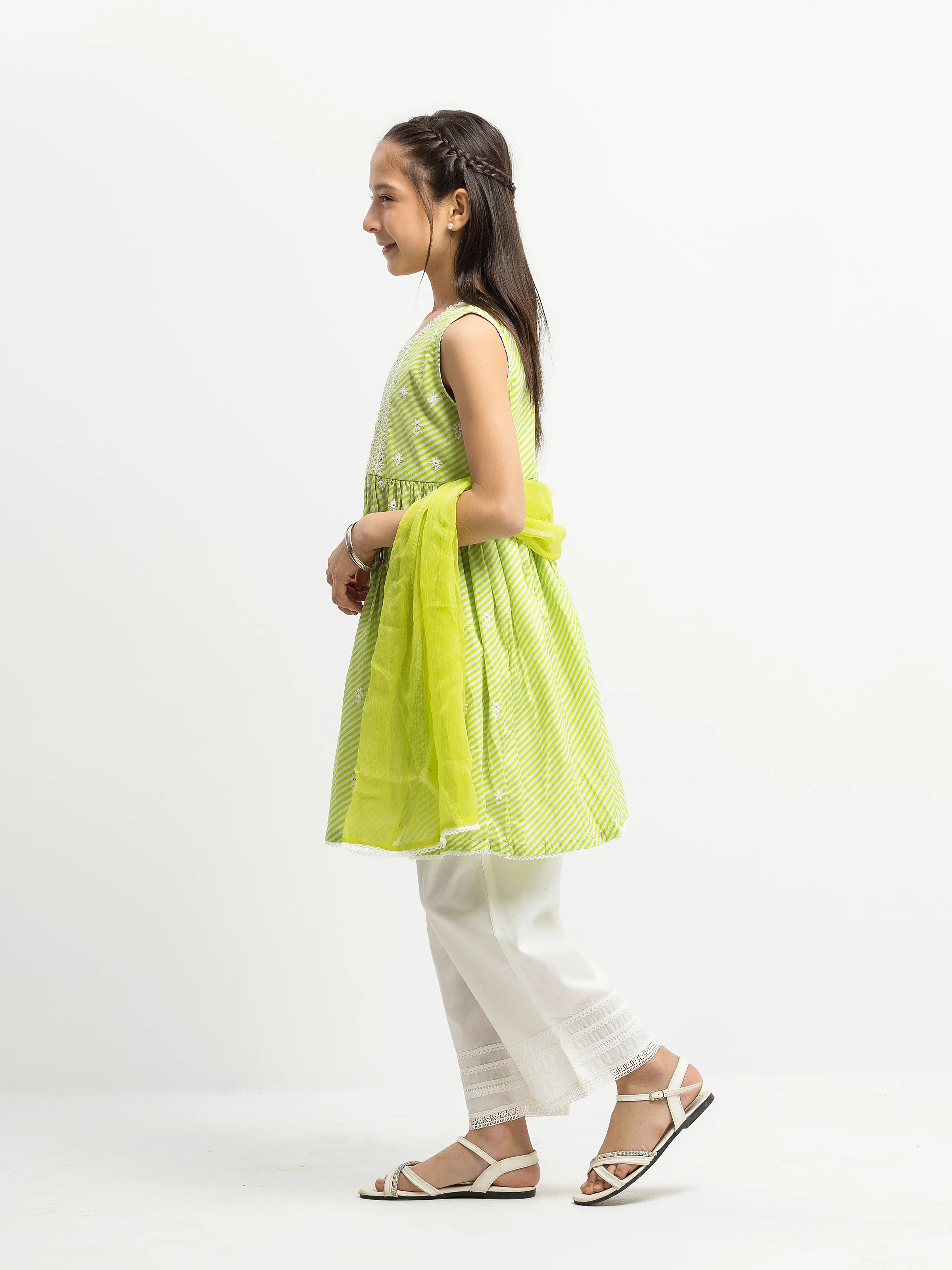 Embroidered Cambric Suit - EGTKE5-70987-3P - Image 4