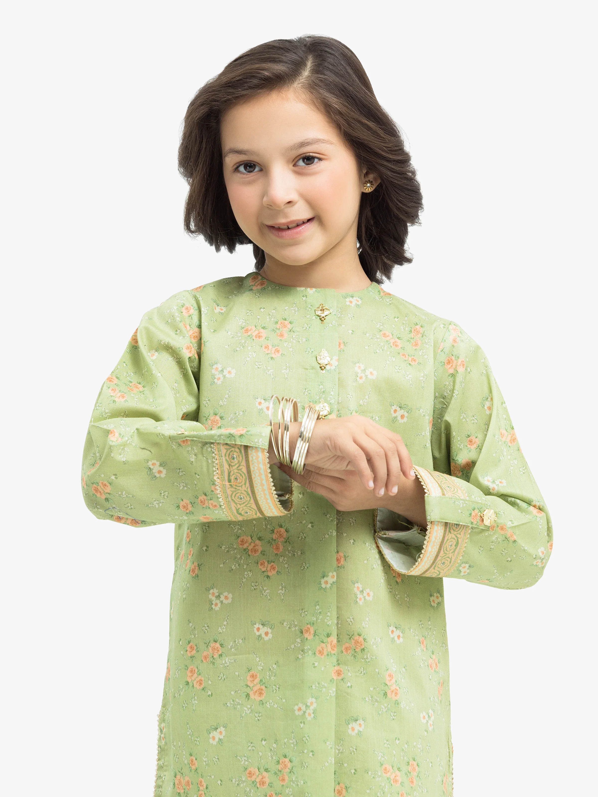 Printed Cambric Shirt Trouser - EGTKP5-70951ST - Image 2