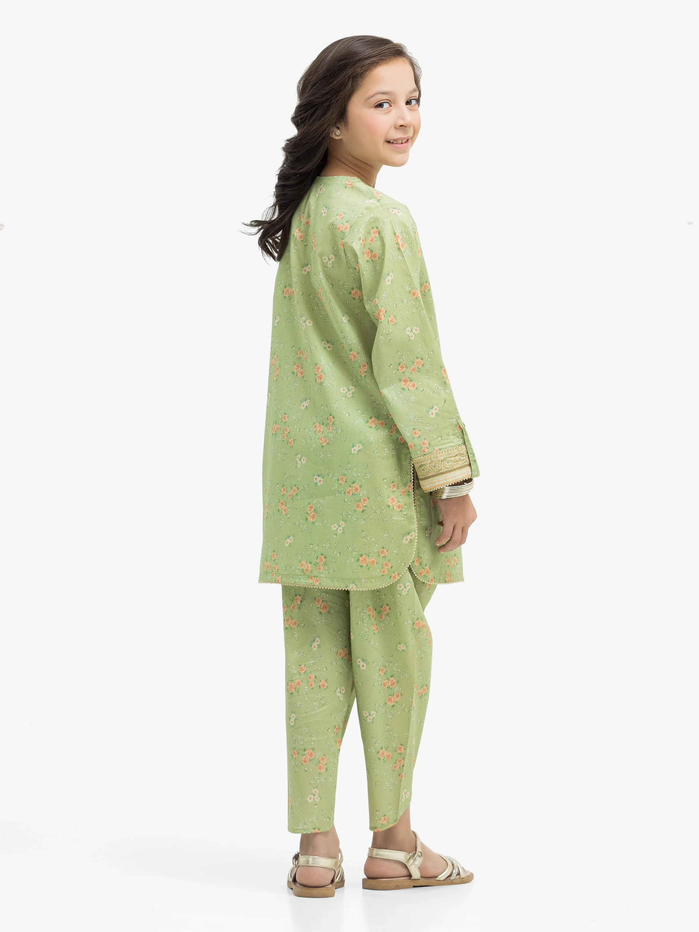 Printed Cambric Shirt Trouser - EGTKP5-70951ST - Image 5