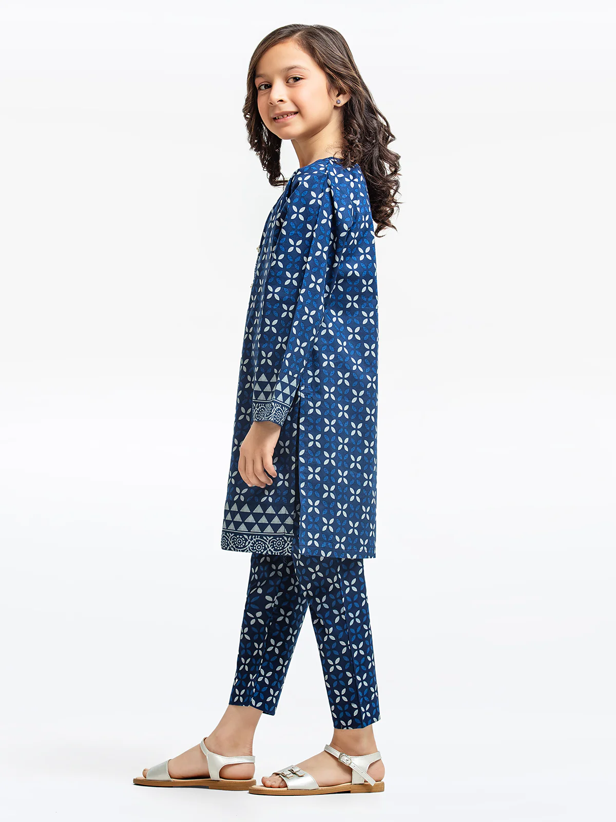 Printed Cambric Shirt Trouser - EGTKP23-70715ST - Image 5