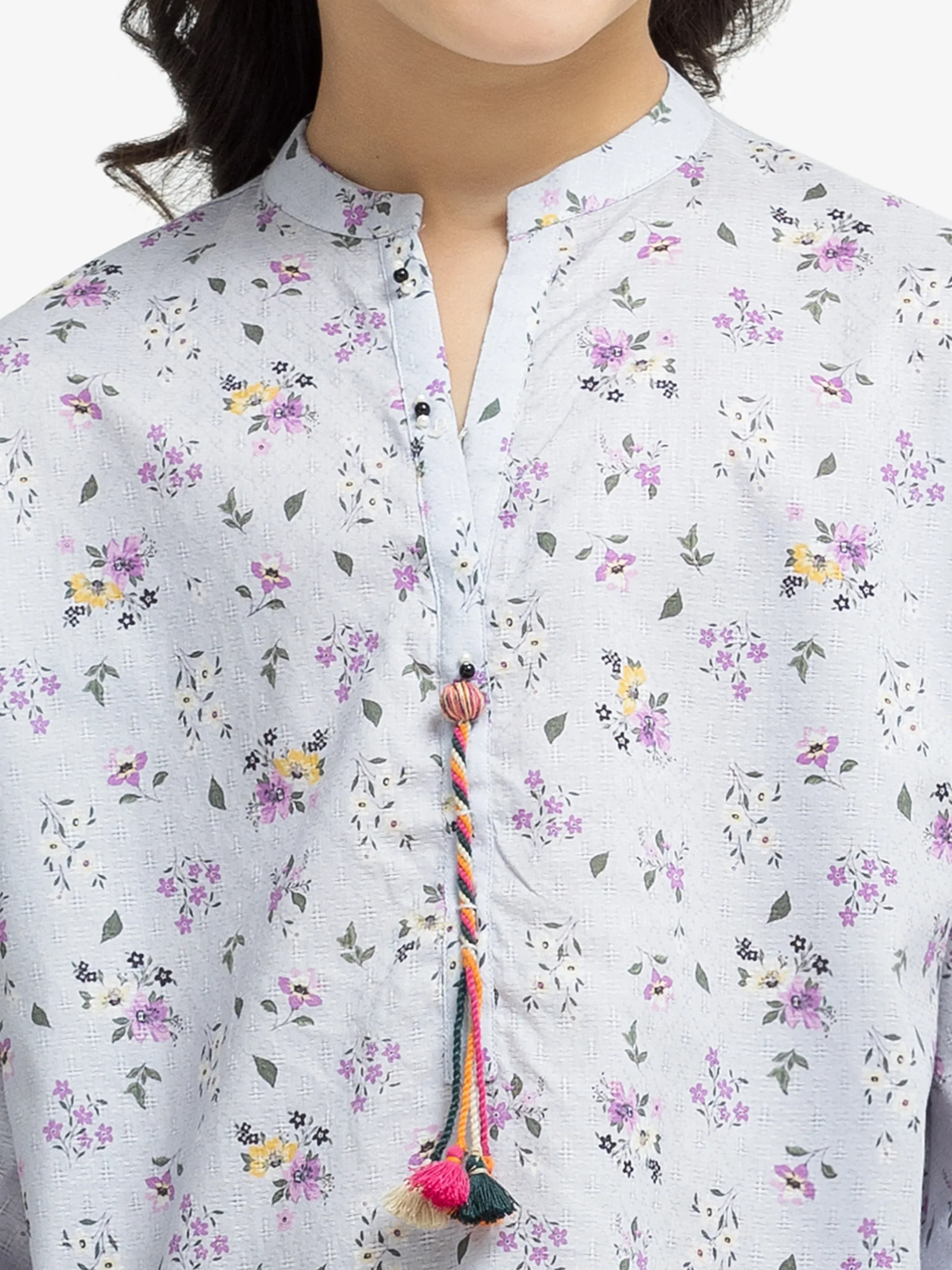 Printed Dobby Co-Ord Set - EGTKP24-70913ST - Image 3