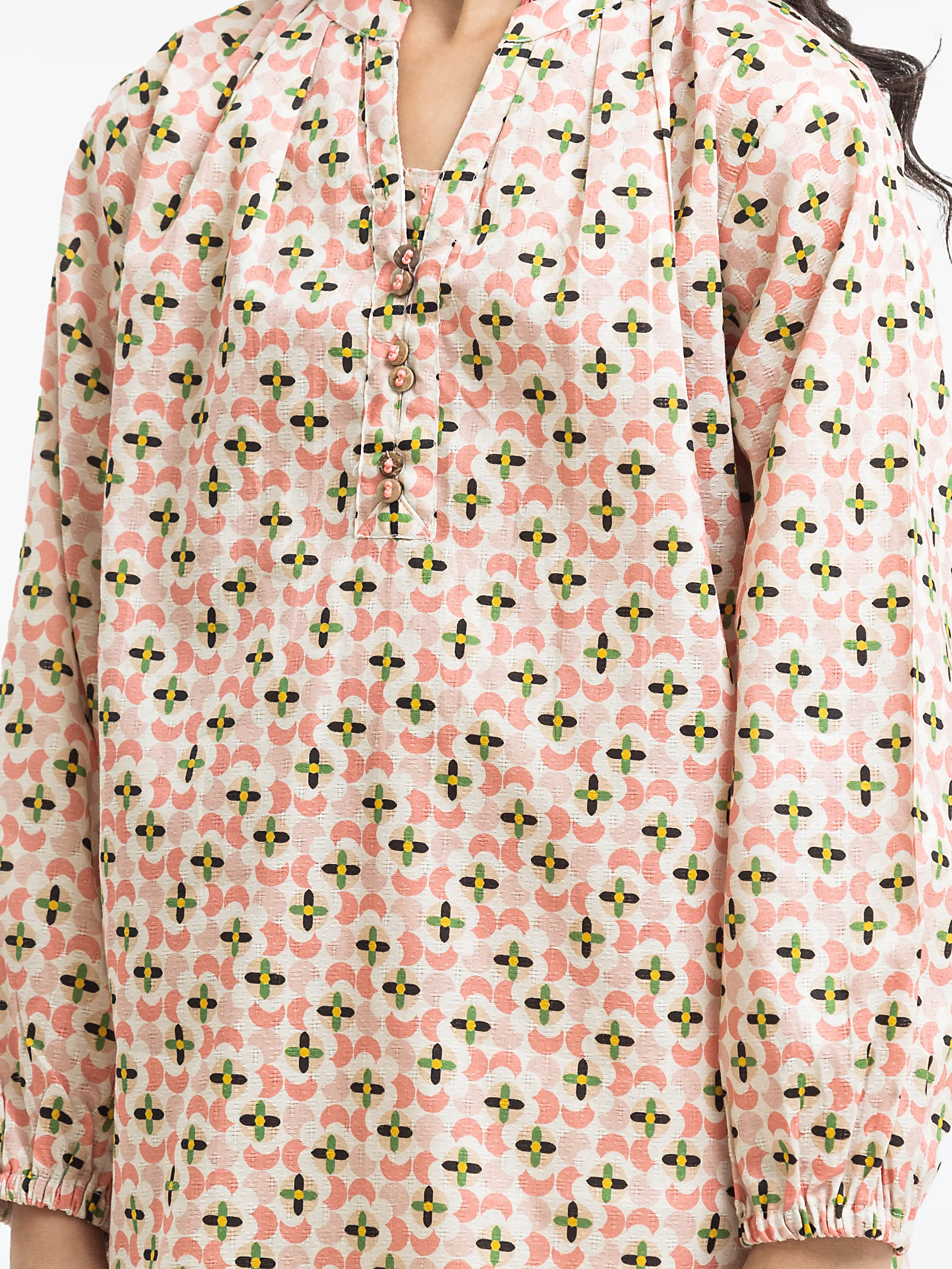 Printed Dobby Shirt Trouser - EGTKP24-70914ST - Image 3