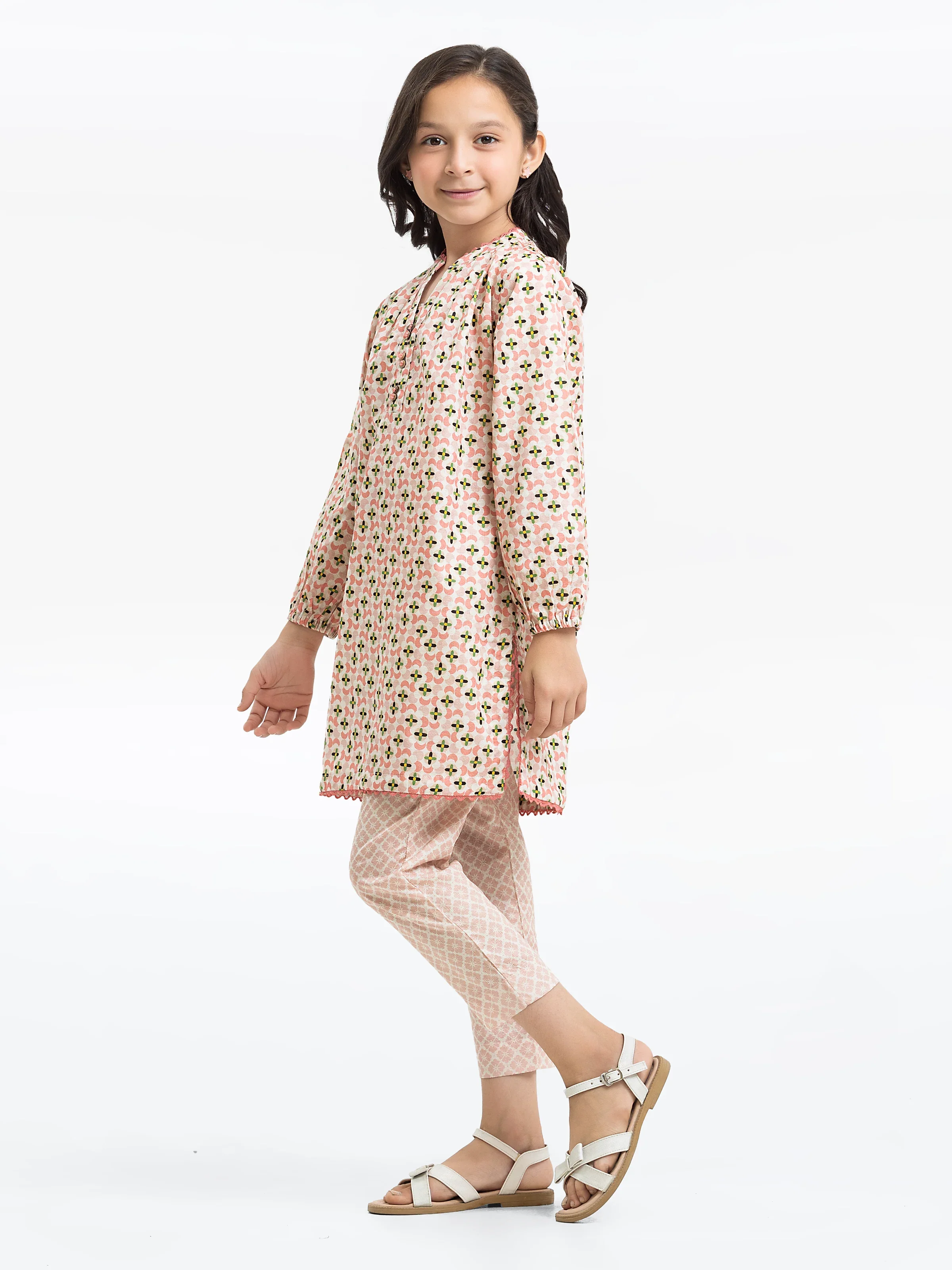 Printed Dobby Shirt Trouser - EGTKP24-70914ST - Image 4