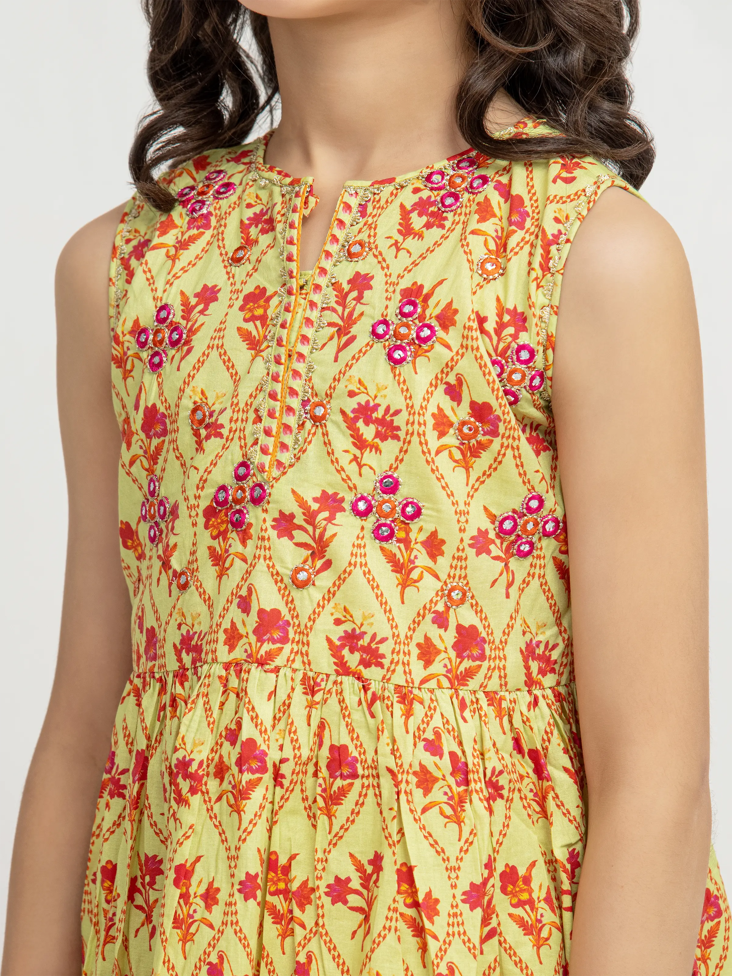Embroidered Lawn Co-Ord Set - EGTKE5-71021ST - Image 3