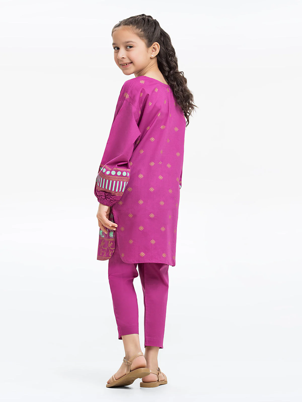 Printed Cambric Shirt Trouser - EGTKP23-70421ST - Image 6
