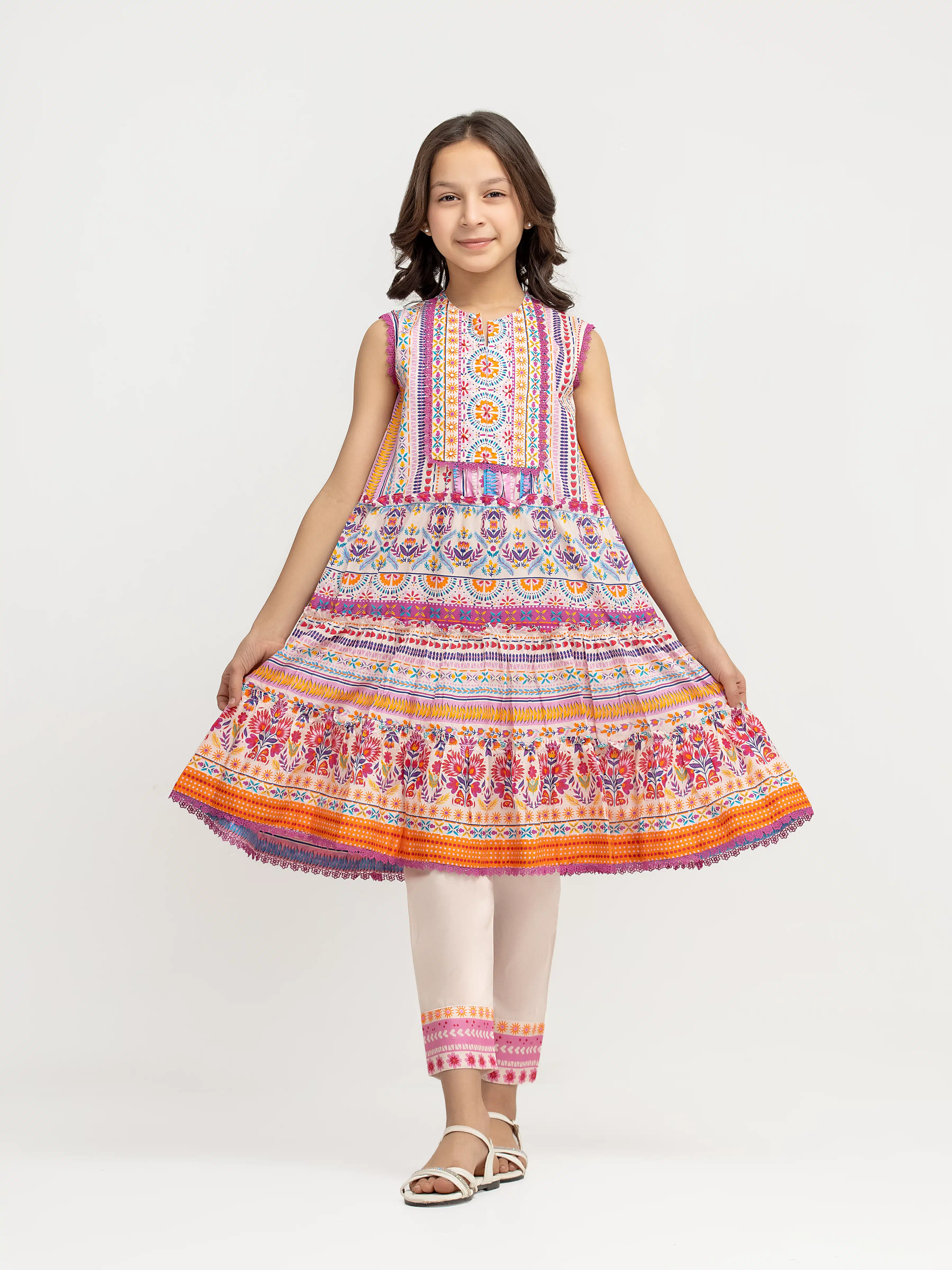 Printed Lawn Co-Ord Set - EGTKP5-70997ST