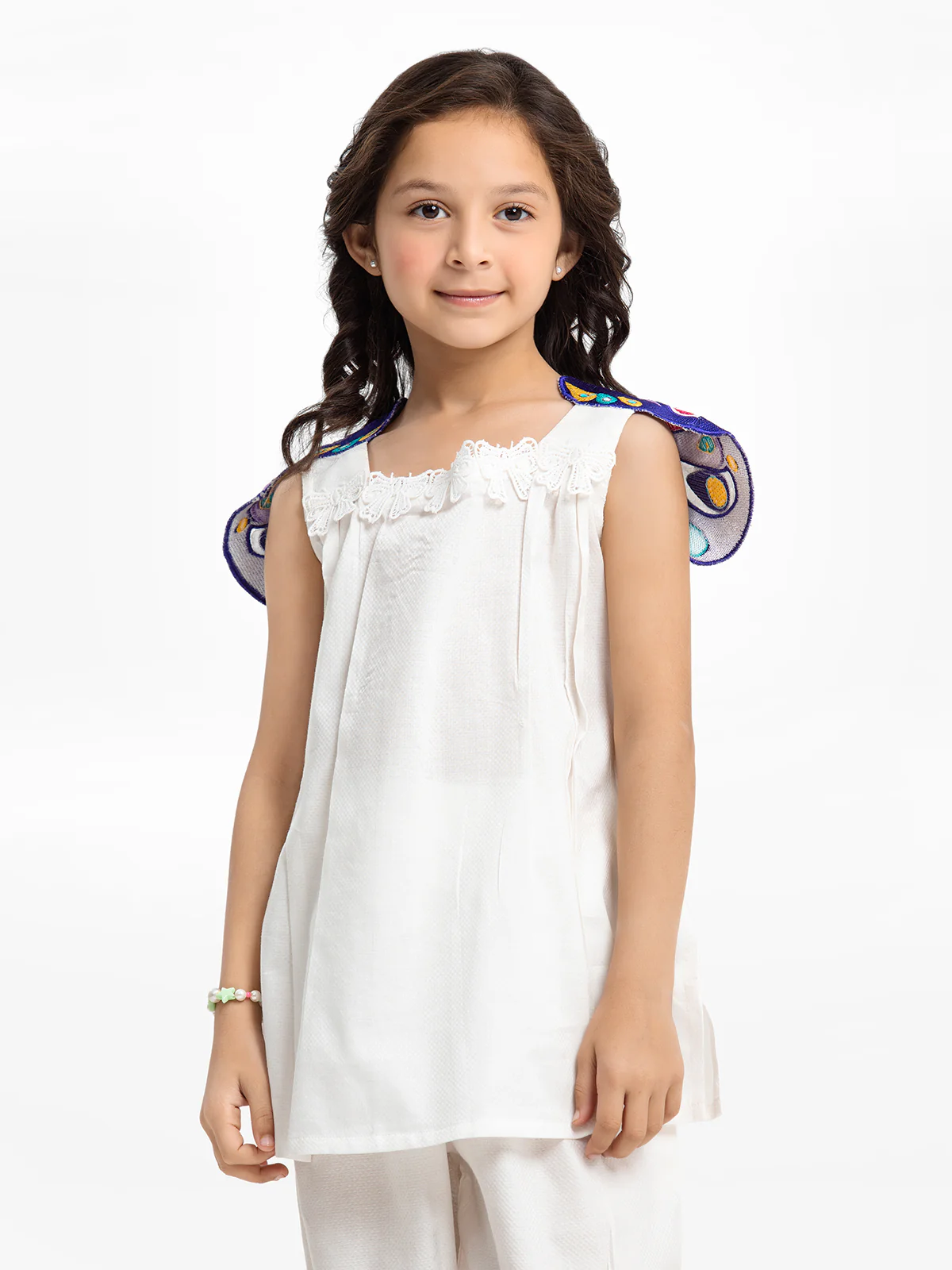 Embroidered Dobby Shirt Trouser - EGTKE23-70647ST - Image 3